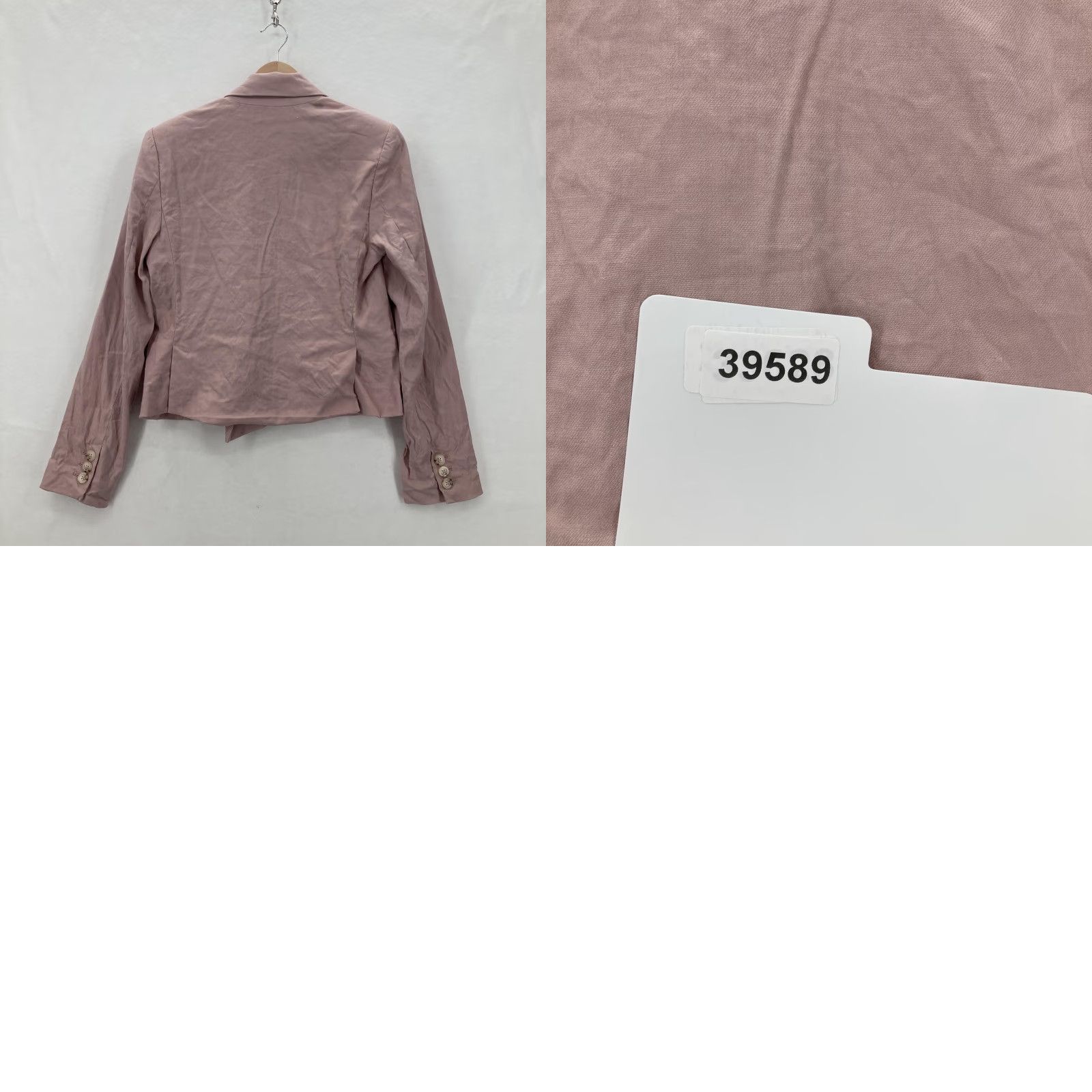 Anthropologie Maeve Blazer Womens Medium Pink Linen Blend Double Breasted Office Shirt Size M / US 6-8 / IT 42-44 - 10 Thumbnail