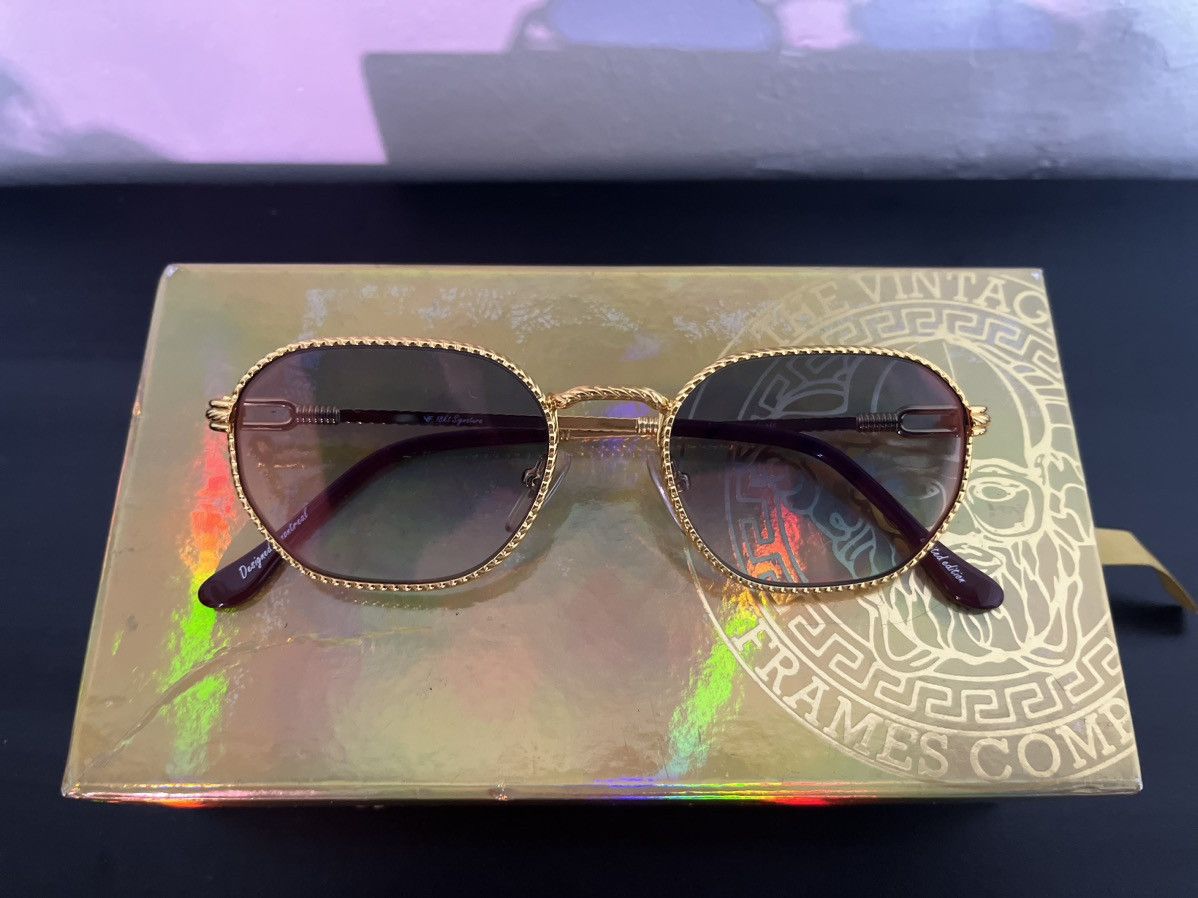 Vintage Frames Company Blue Translucent Miami Vice Series Sunglasses Size ONE SIZE - 3 Thumbnail