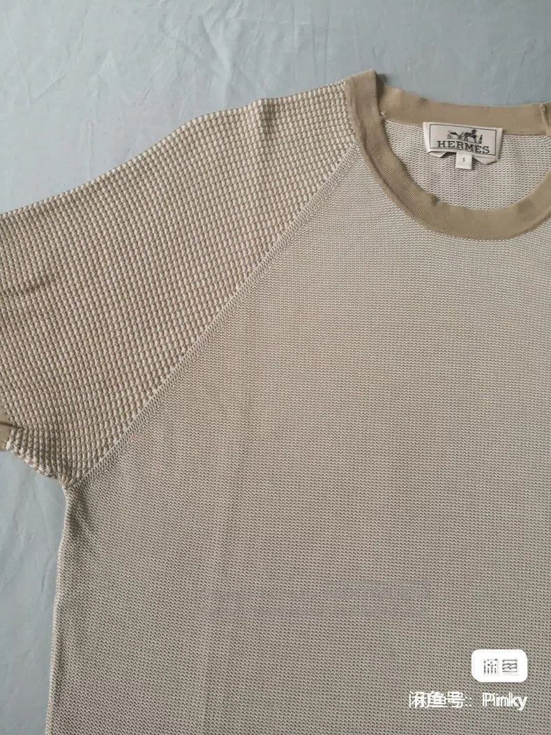 Hermes Hermes Men's Short Sleeve T-Shirt, Sea Island Cotton Knit, Size US S / EU 44-46 / 1 - 5 Thumbnail