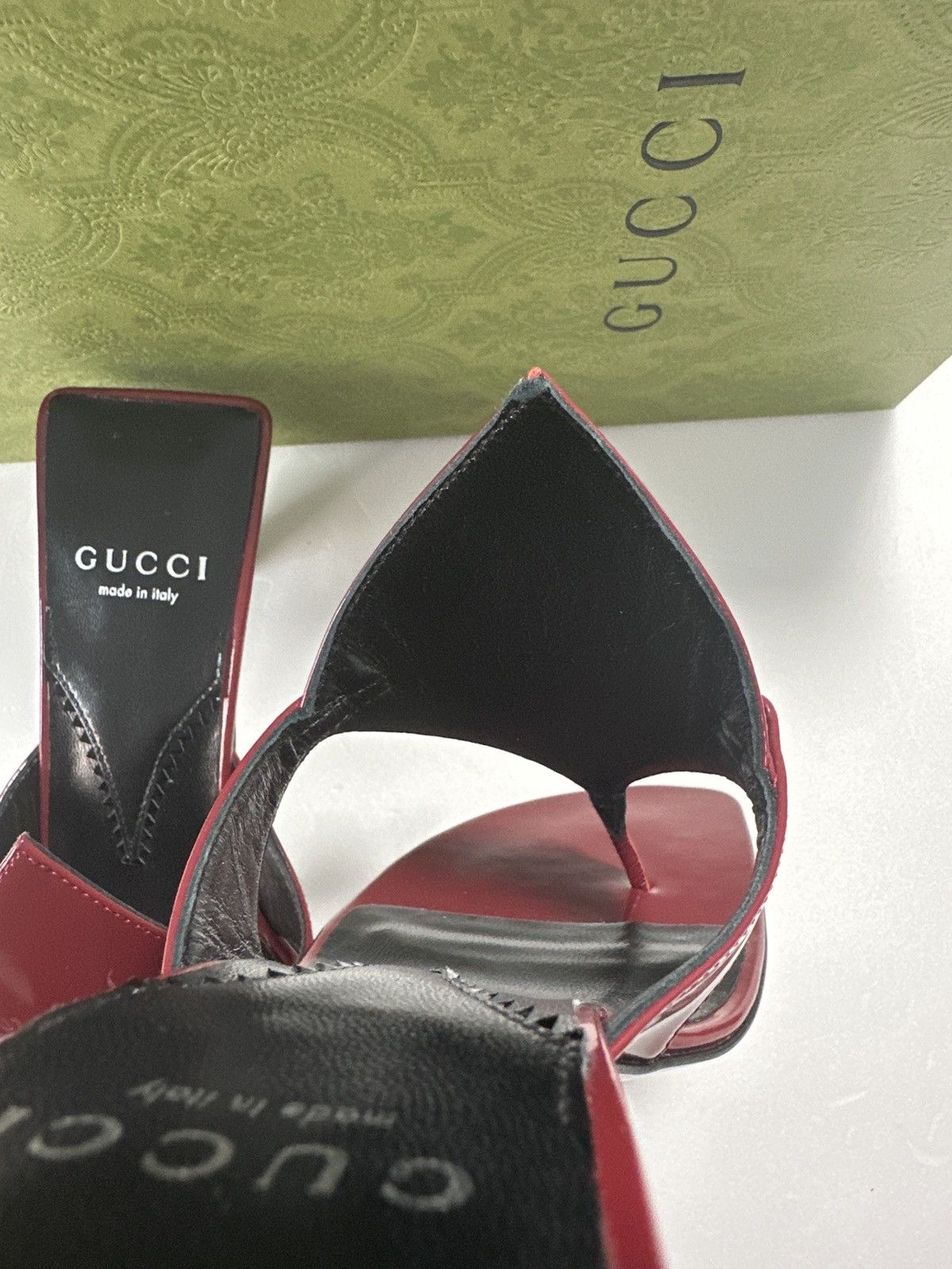 Gucci Gucci Horsebit Kitten Heel Flip Flop Size US 8 / IT 38 - 9 Thumbnail