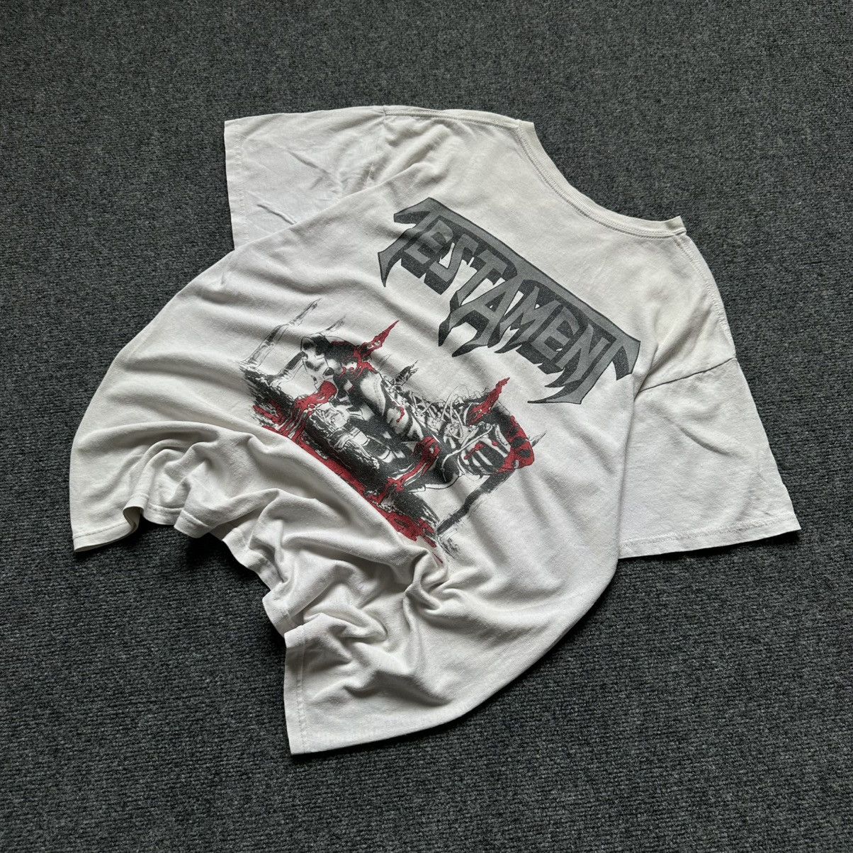 Japanese Brand VTG Testament T-shirts Big Logo Band Rock Archival Size L Size US L / EU 52-54 / 3 - 4 Thumbnail