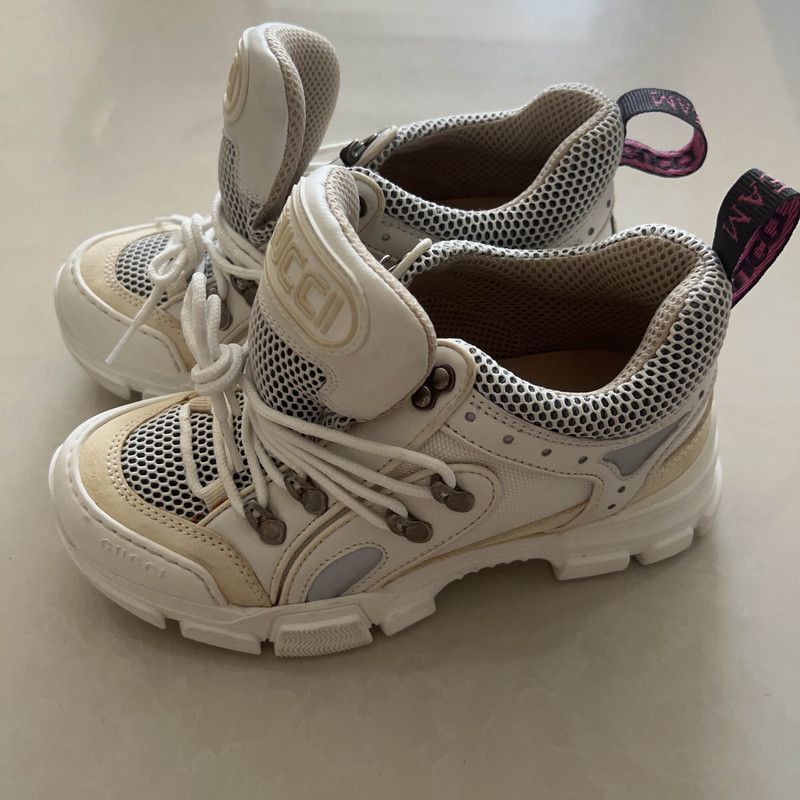 Gucci Gucci Flashtrek Low-Top Dad Sneakers in White Size US 6.5 / EU 39-40 - 1 Thumbnail