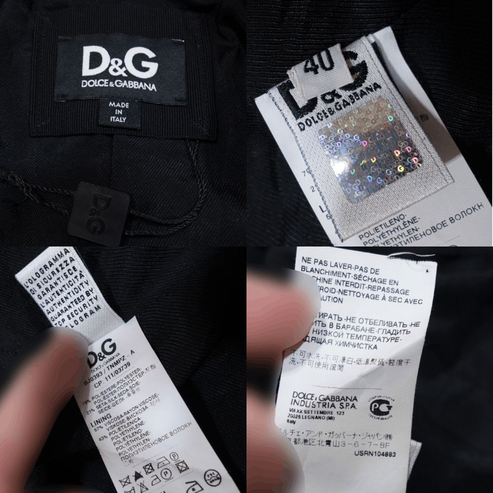 Dolce & Gabbana Polyester Silk Evening Blazer Size S / US 4 / IT 40 - 9 Thumbnail