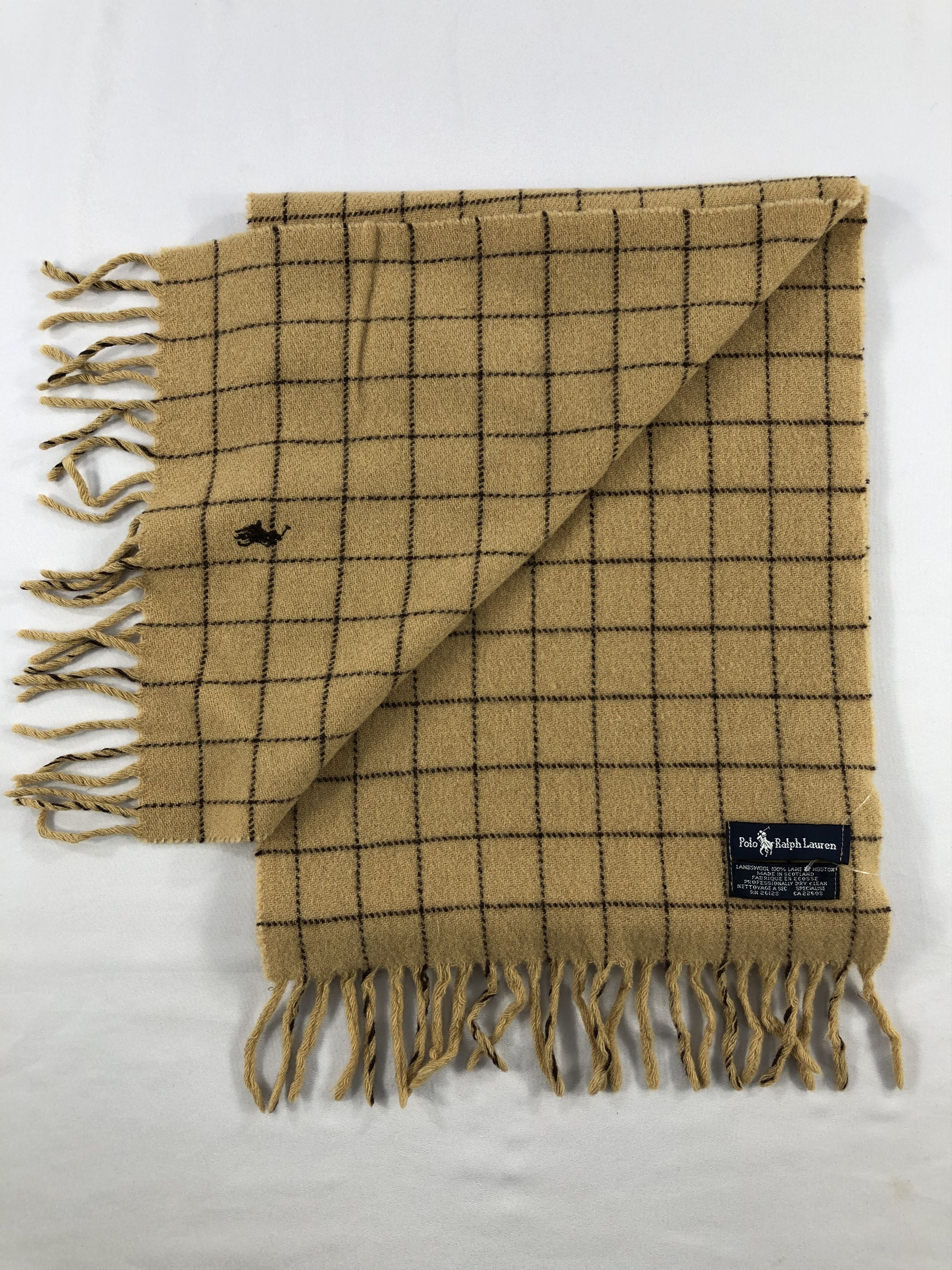 Polo Ralph Lauren Vintage Polo Ralph Lauren Scarf/Muffler/Neckwear MF1829 Size ONE SIZE - 4 Thumbnail