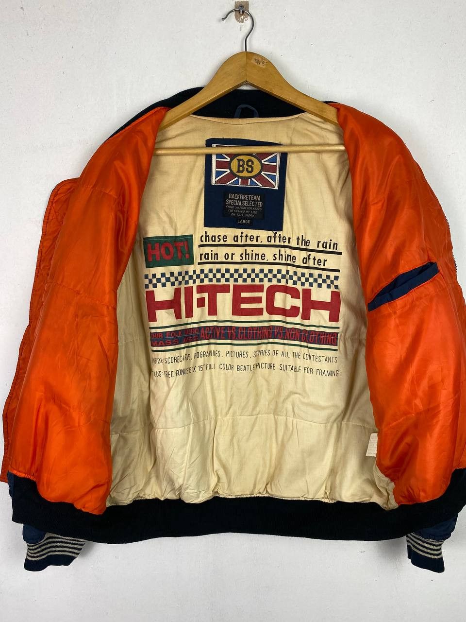 Japanese Brand vintage src racing team bomber jacket very nice design Size US L / EU 52-54 / 3 - 7 Thumbnail
