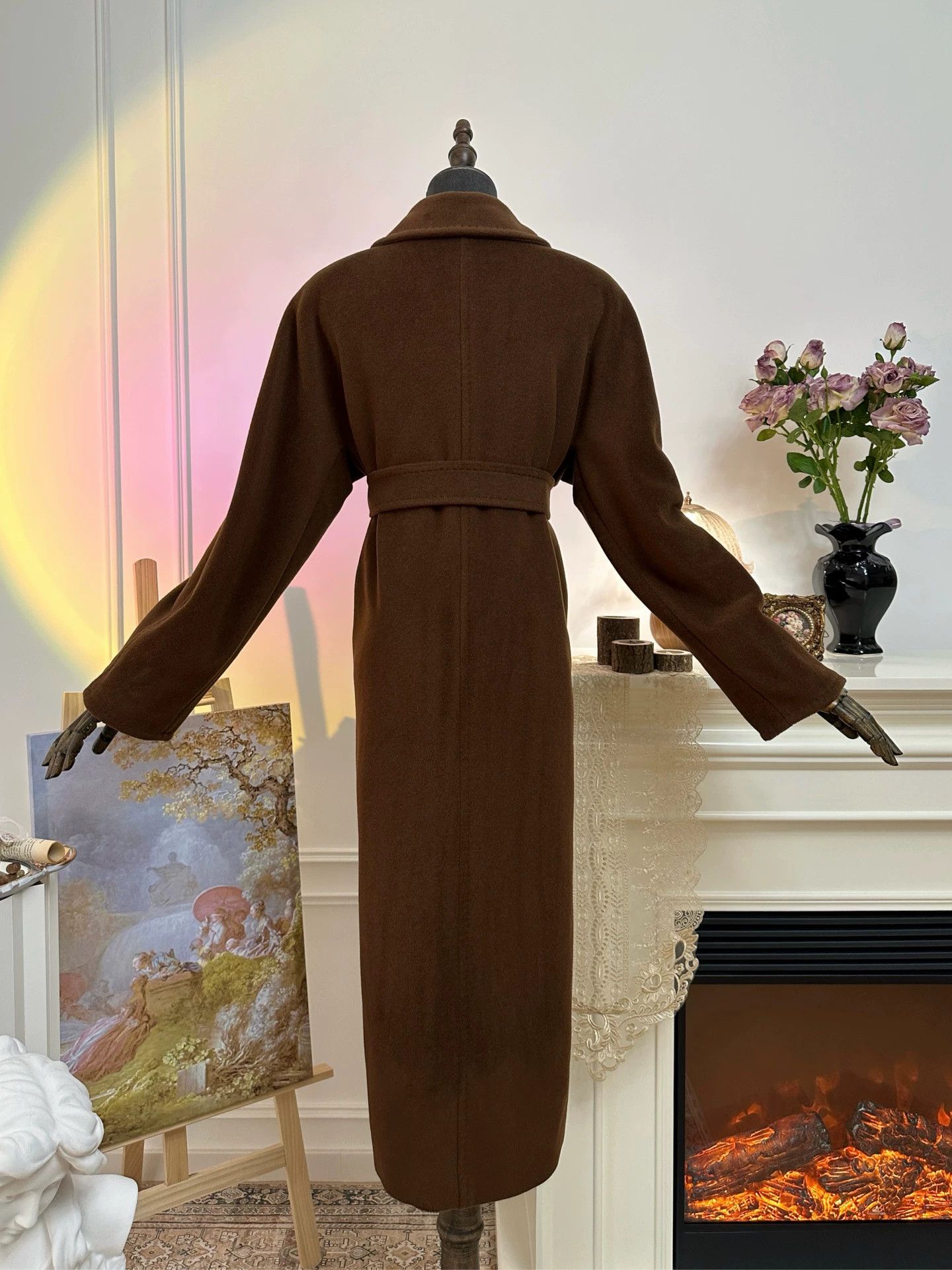Max Mara MaxMara Madame 101801 Runway Cashmere Coat Women Caramel Size S / US 4 / IT 40 - 2 Thumbnail