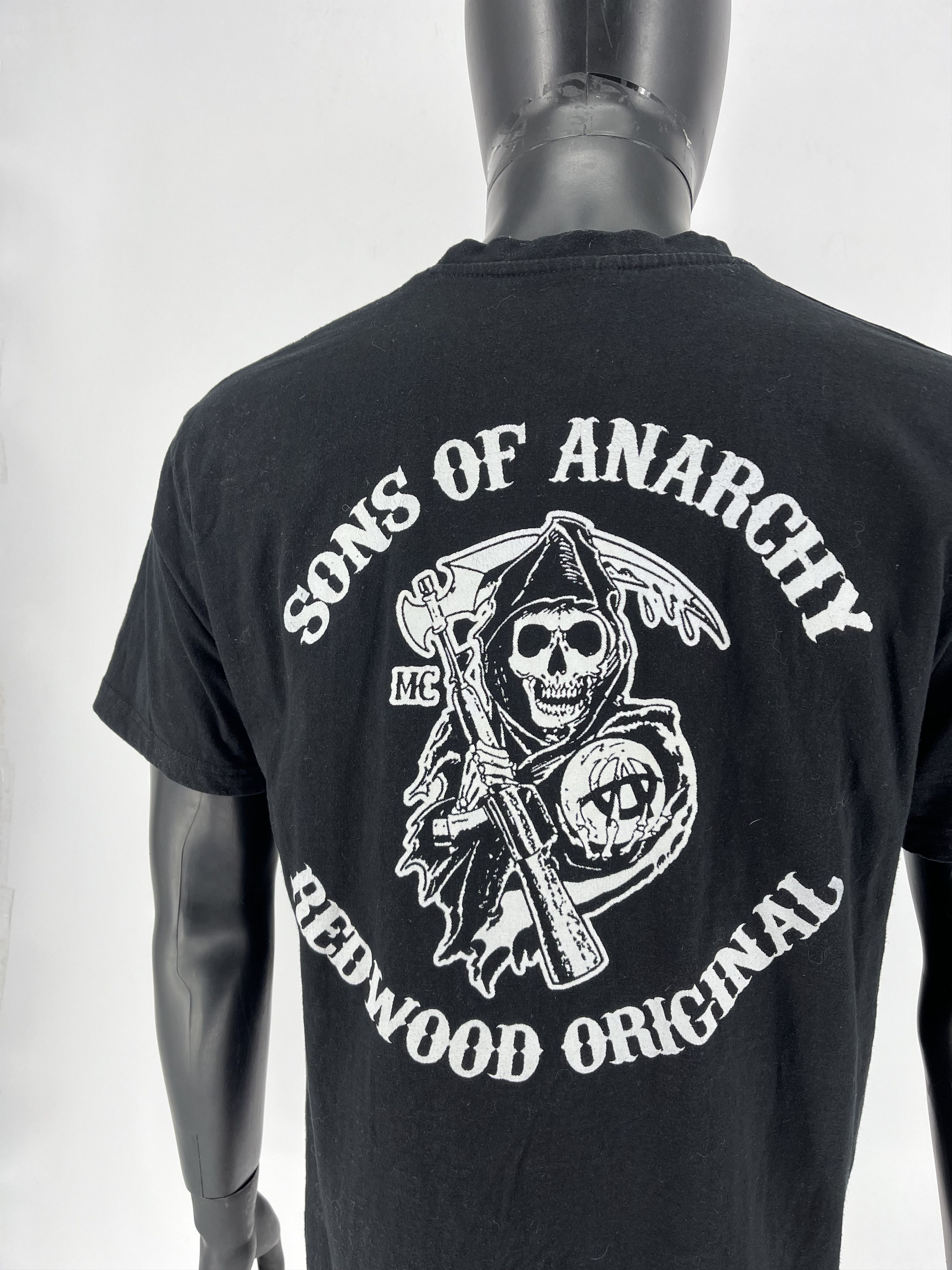 Band Tees × Vintage Vintage SOA Sons Of Anarchy Vintage Band Graphic Tee Faded Size US L / EU 52-54 / 3 - 13 Thumbnail