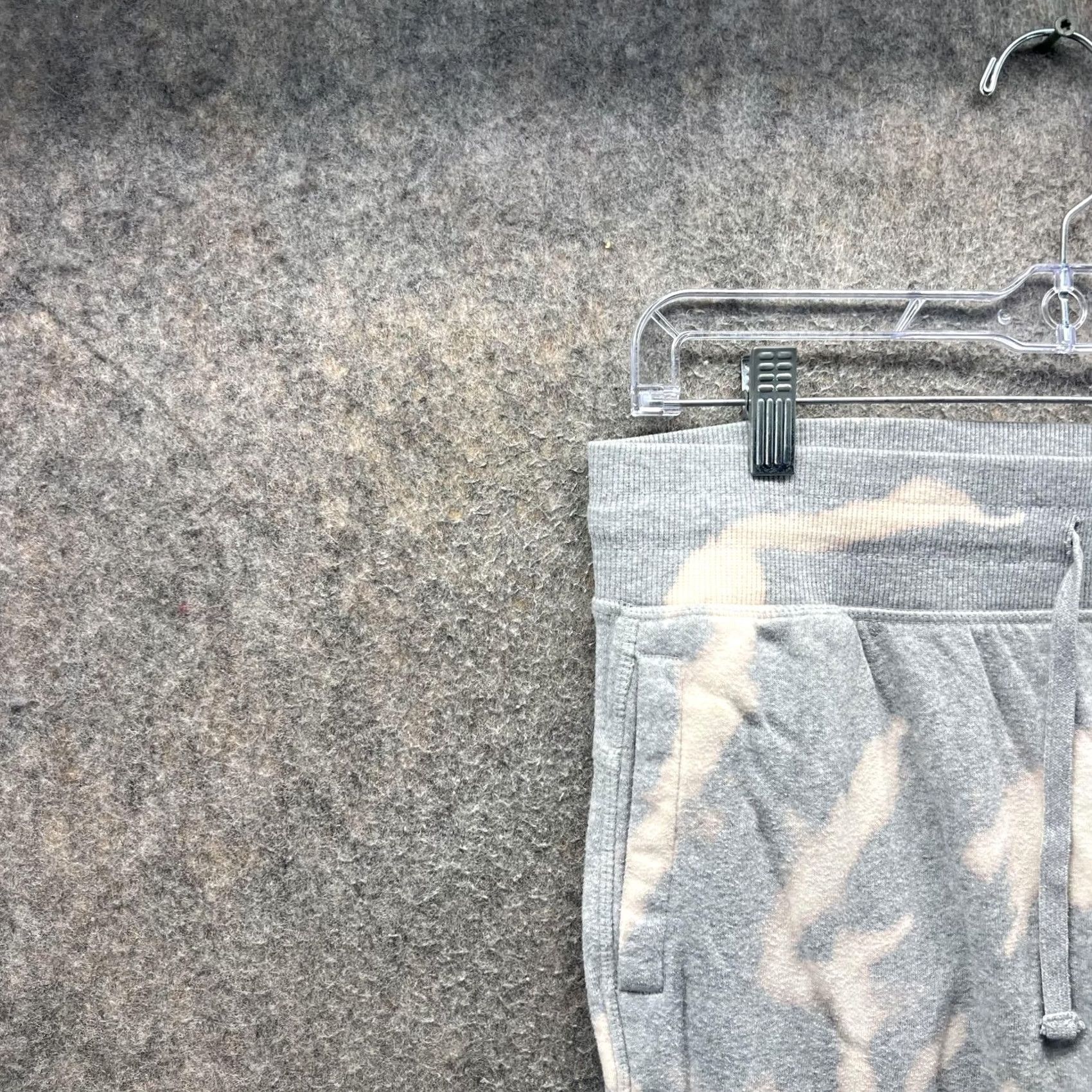 Reebok Reebok Jogger Sweatpants Womens Large Gray Tie Dye Fleece Tapered Pants Athletic Size 36" / US 14 / IT 50 - 5 Thumbnail