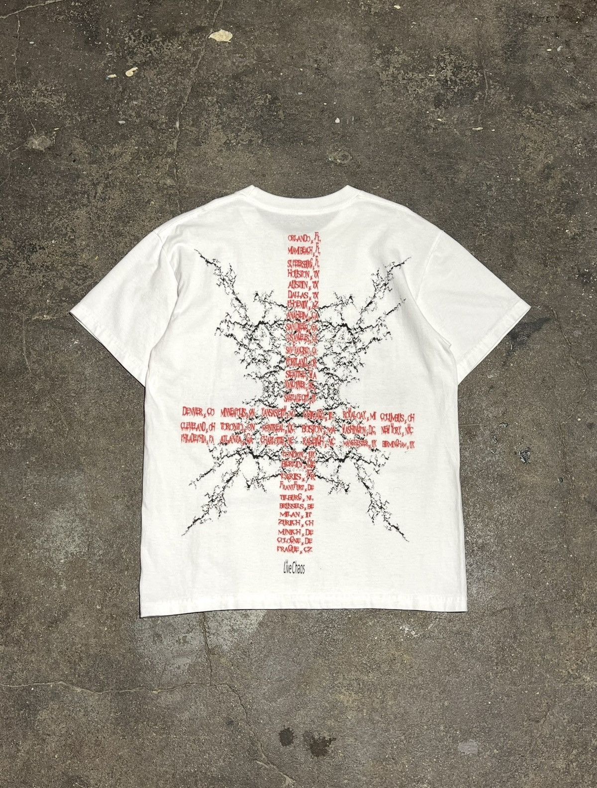 Ken Carson Ken Carson A Great Chaos 2024 Tour Tee Size US M / EU 48-50 / 2 - 2 Thumbnail