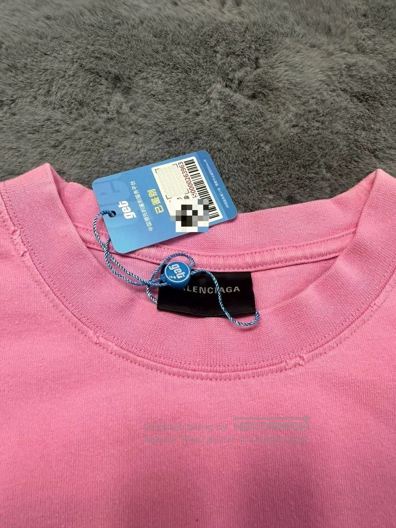 Balenciaga Balenciaga Letter Logo Printed Round Neck Short Sleeve T-S Size US M / EU 48-50 / 2 - 2 Thumbnail