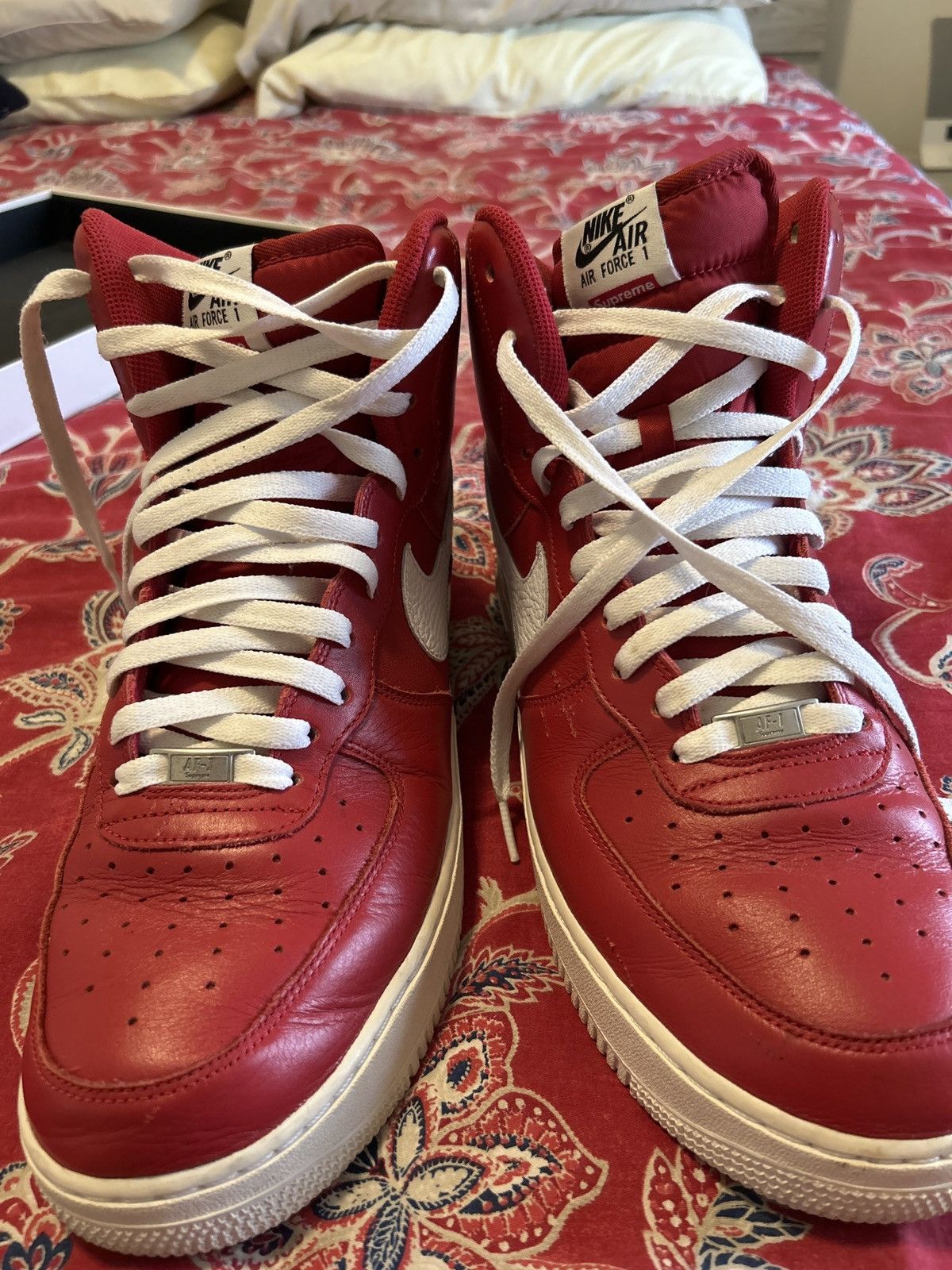 Nike × Supreme Supreme Nike Air Force 1 high Size US 13 / EU 46 - 1 Thumbnail