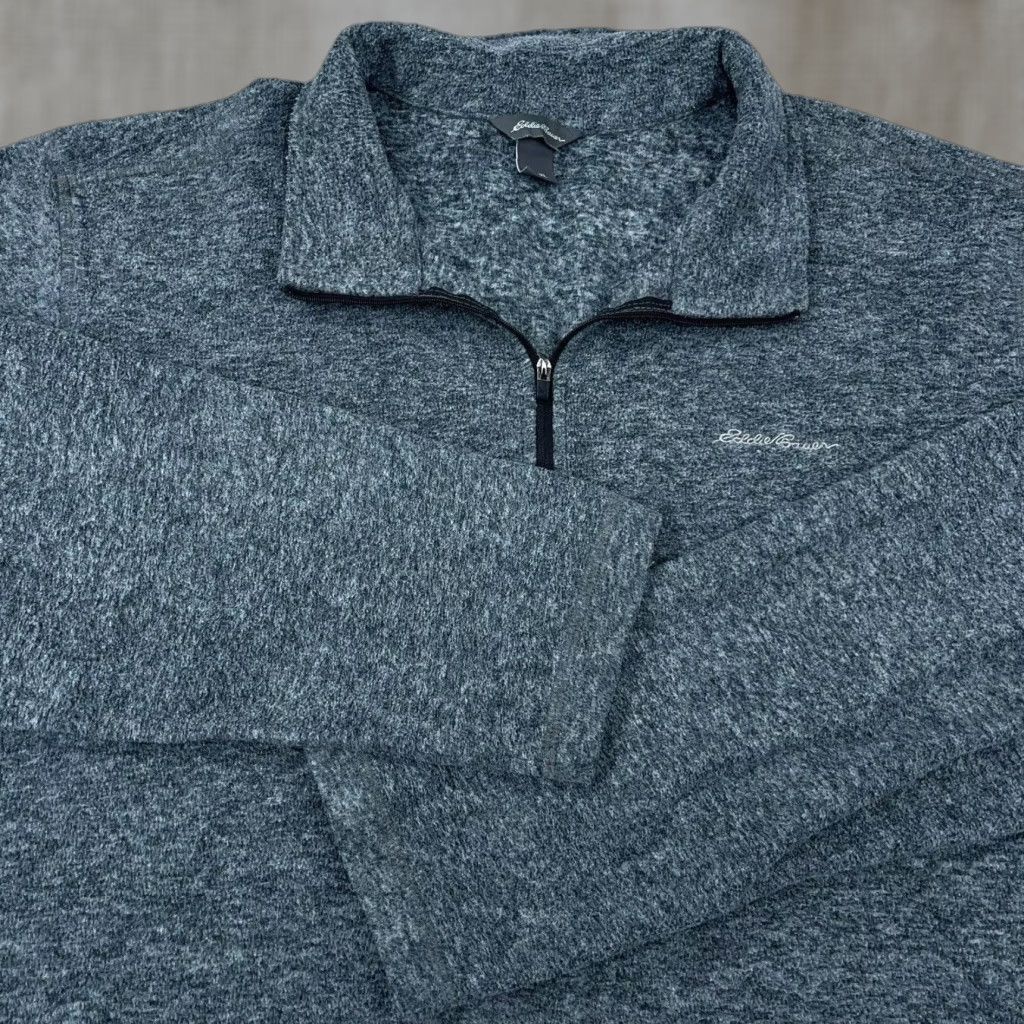 Eddie Bauer Eddie Bauer Sweater Men XL Gray Pullover Fleece Sweatshirt Outdoor Casual 1/4 Zip Pockets All Seasons Classic Outdoor Mens XL Gray Eddie Bauer Sweater Size US XL / EU 56 / 4 - 1 Thumbnail