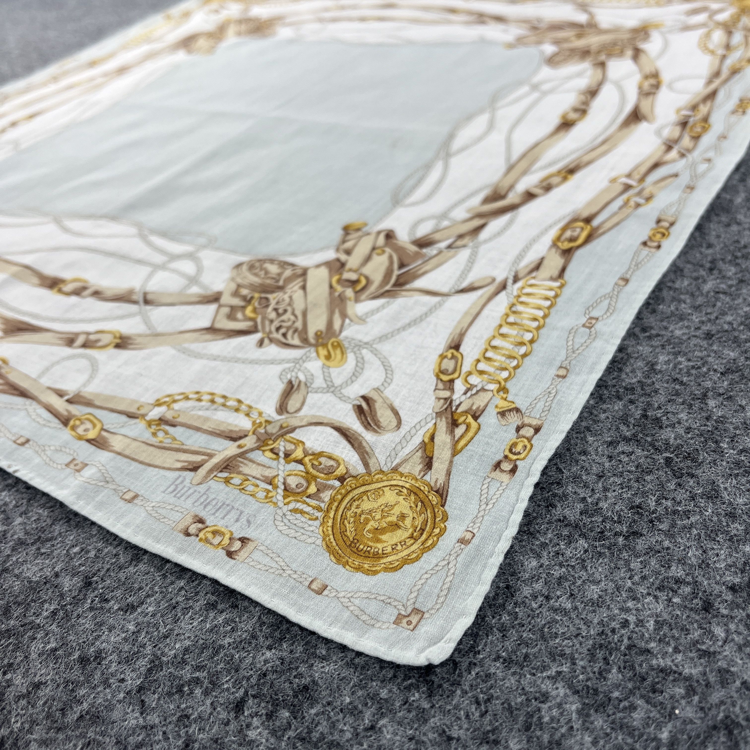 Burberry × Vintage Burberry Handkerchief / Bandana / Neckerchief B384 Size ONE SIZE - 4 Thumbnail