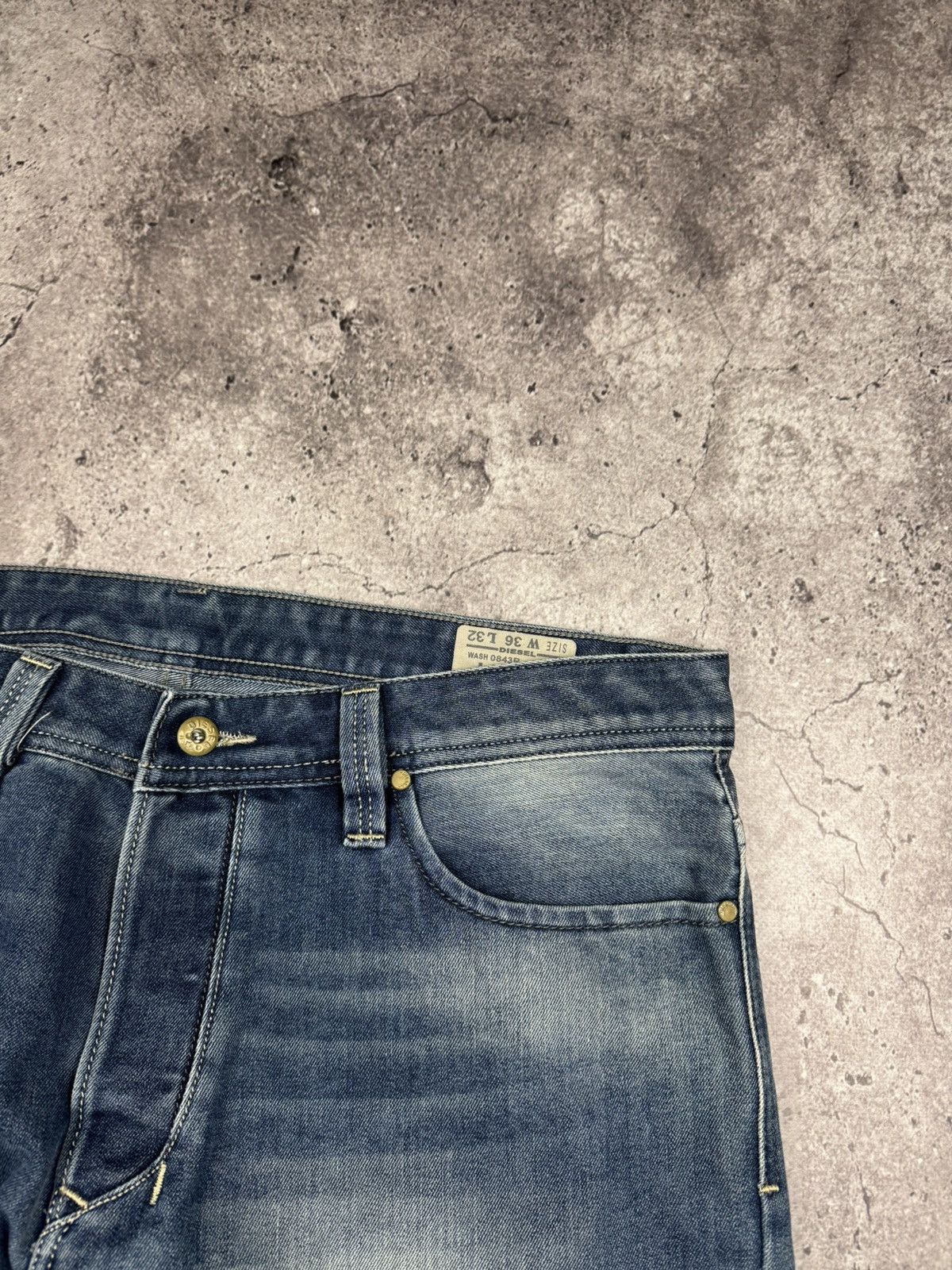 Diesel Vintage Diesel Jeans Flared Wide Japanese Y2K Faded Distress Size US 36 / EU 52 - 8 Thumbnail