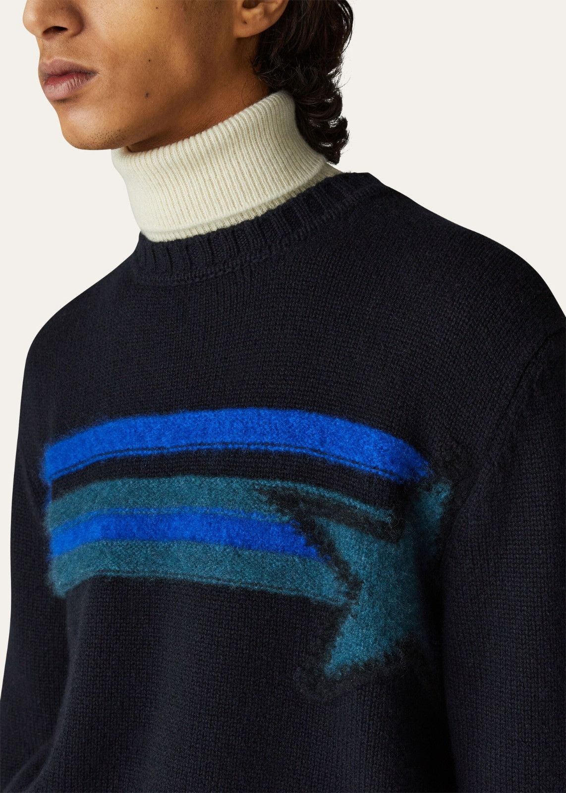 Loro Piana o1srvl11e1224 Girocollo Cashmere Silk Sweater Size US L / EU 52-54 / 3 - 5 Thumbnail