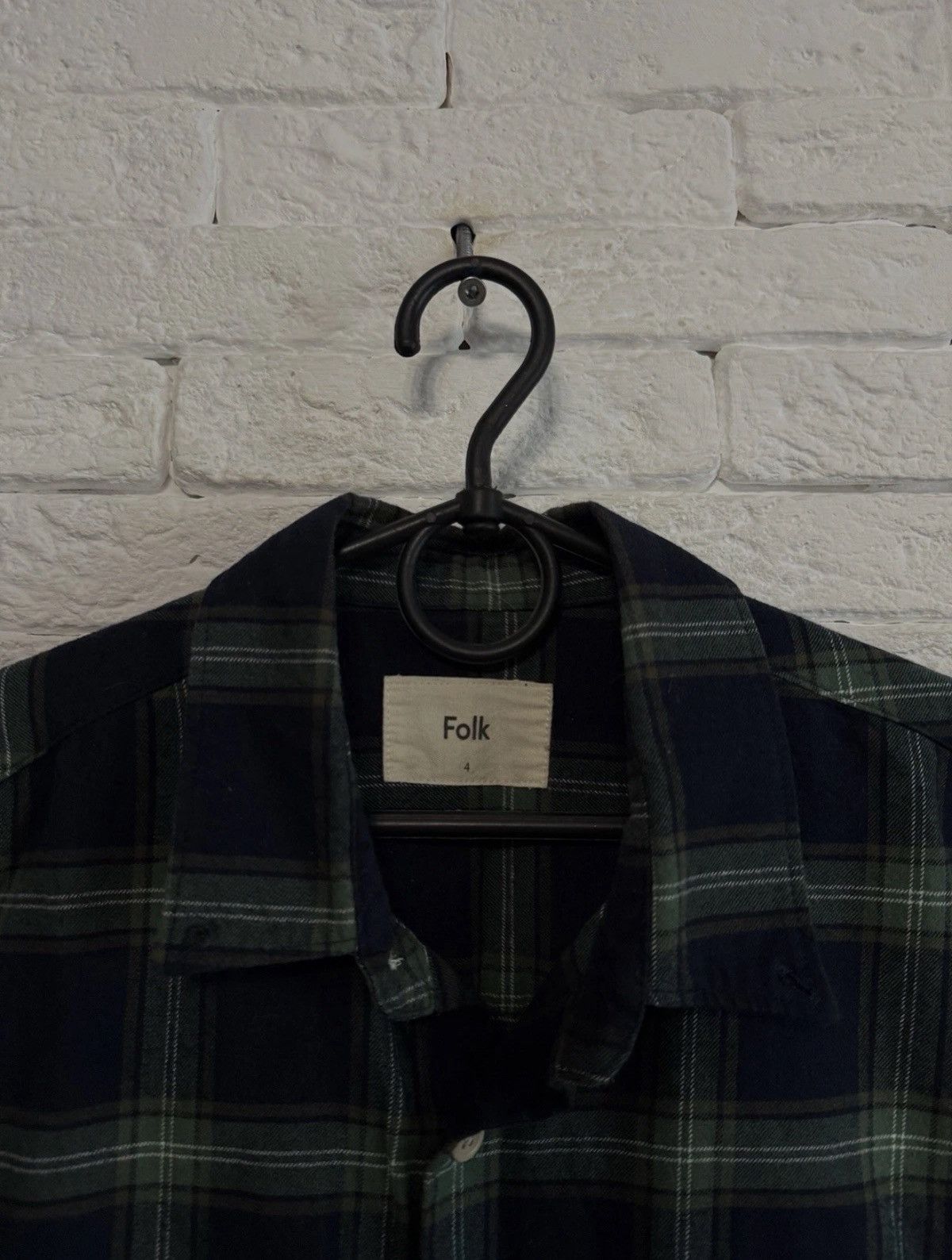 Folk Folk Flannel Overshirt Chek Shirt Sz 4 M Size US M / EU 48-50 / 2 - 3 Thumbnail