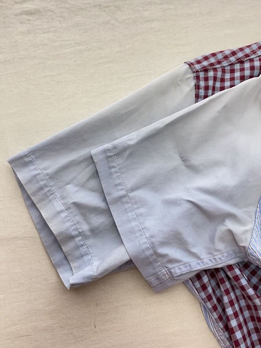 Comme des Garcons Homme Comme des Garcons Homme 19SS Docking shirt HC-B037 Size L Size US L / EU 52-54 / 3 - 6 Thumbnail