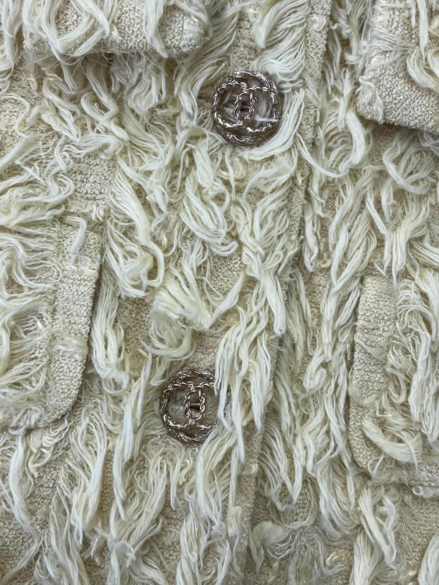 Chanel Chanel canary yellow fringed jacket 36 Size XS / US 0-2 / IT 36-38 - 2 Thumbnail
