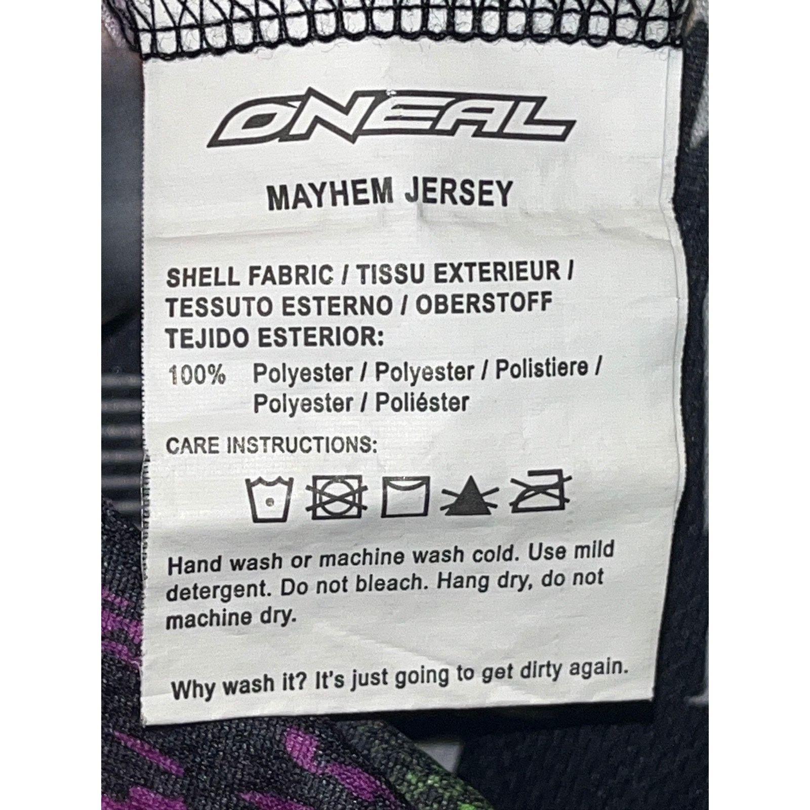 Other O'Neal Mayhem Motocross Jersey Monster Energy Style Y2K Sz S Size US S / EU 44-46 / 1 - 6 Thumbnail