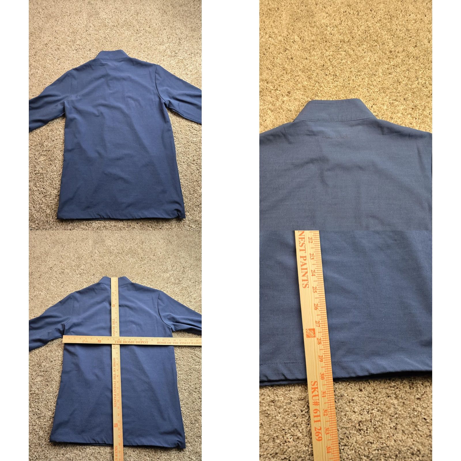 TravisMathew Travis Mathew Jacket Mens M Blue Full Zip Windbreaker Golf Stretch Size US M / EU 48-50 / 2 - 8 Thumbnail