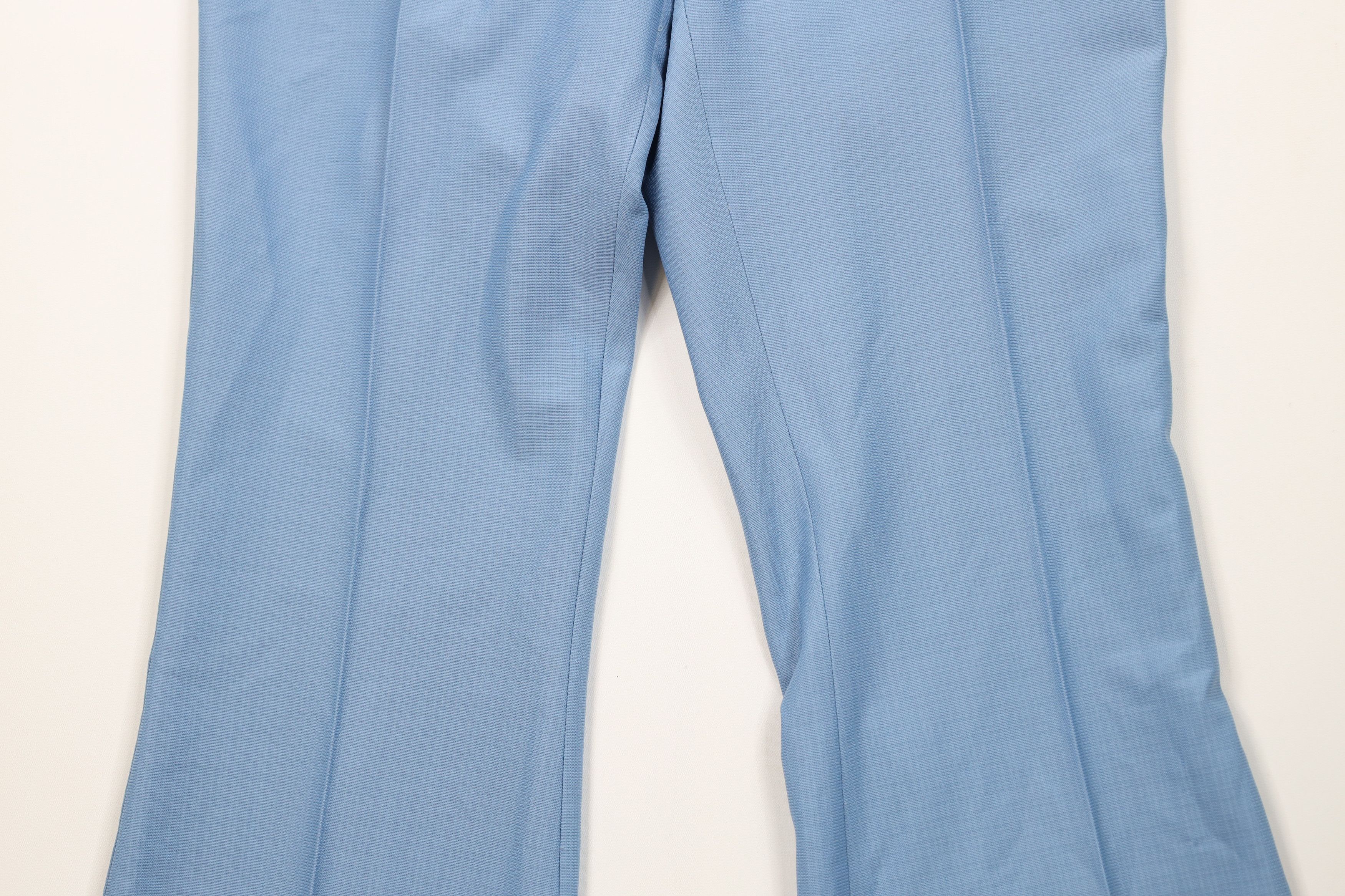 Vintage Vintage 50s 60s Streetwear Bell Bottoms Pants Carolina Blue Size US 34 / EU 50 - 3 Thumbnail