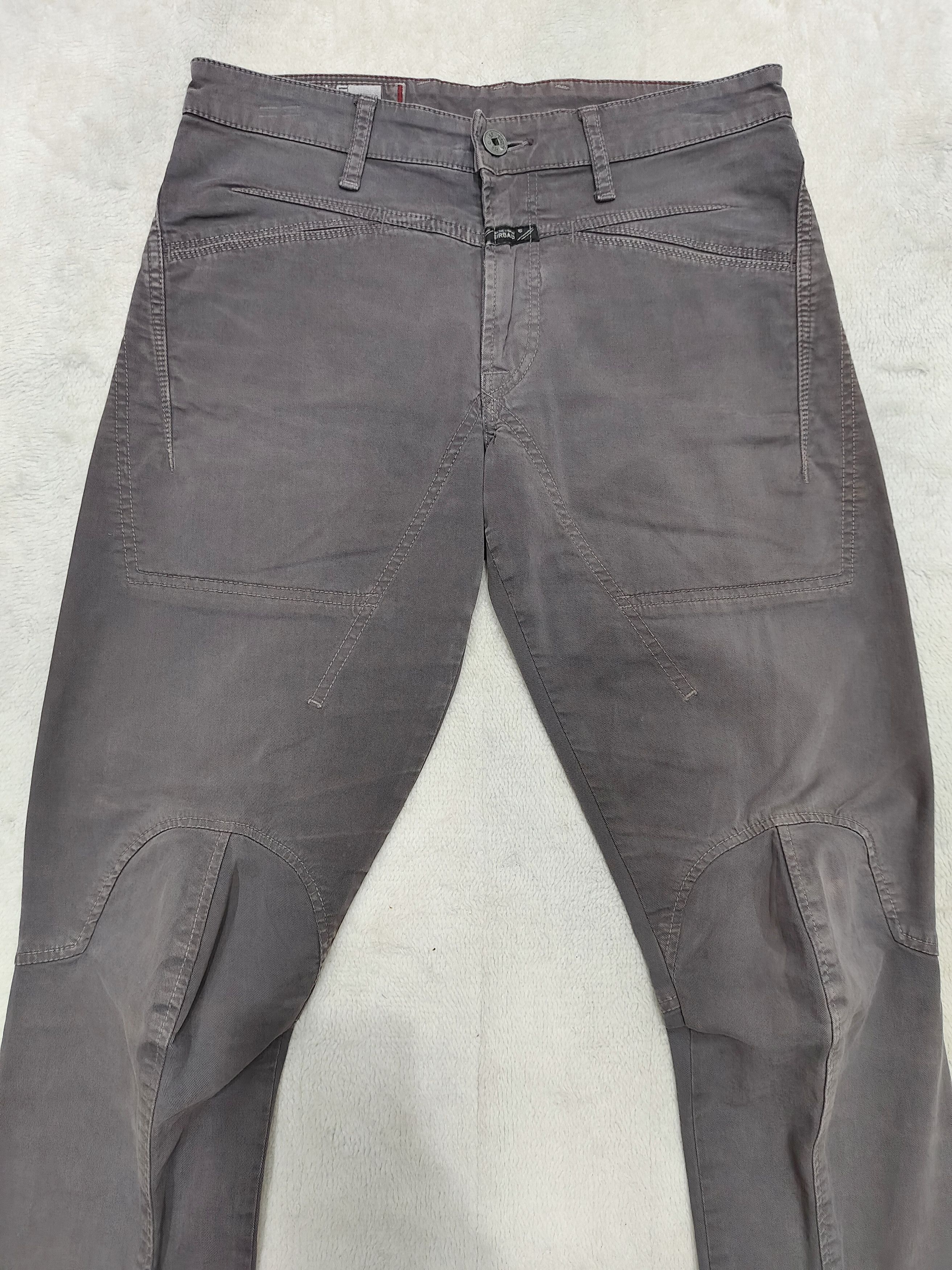 Marithe + Francois Girbaud 90s MFG- Articulated Knee Panel Contruction Utility Pants Size US 29 - 2 Thumbnail