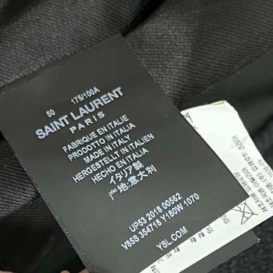 Saint Laurent Paris Saint Laurent Paris Classic black and white leather Teddy j Size US M / EU 48-50 / 2 - 5 Thumbnail