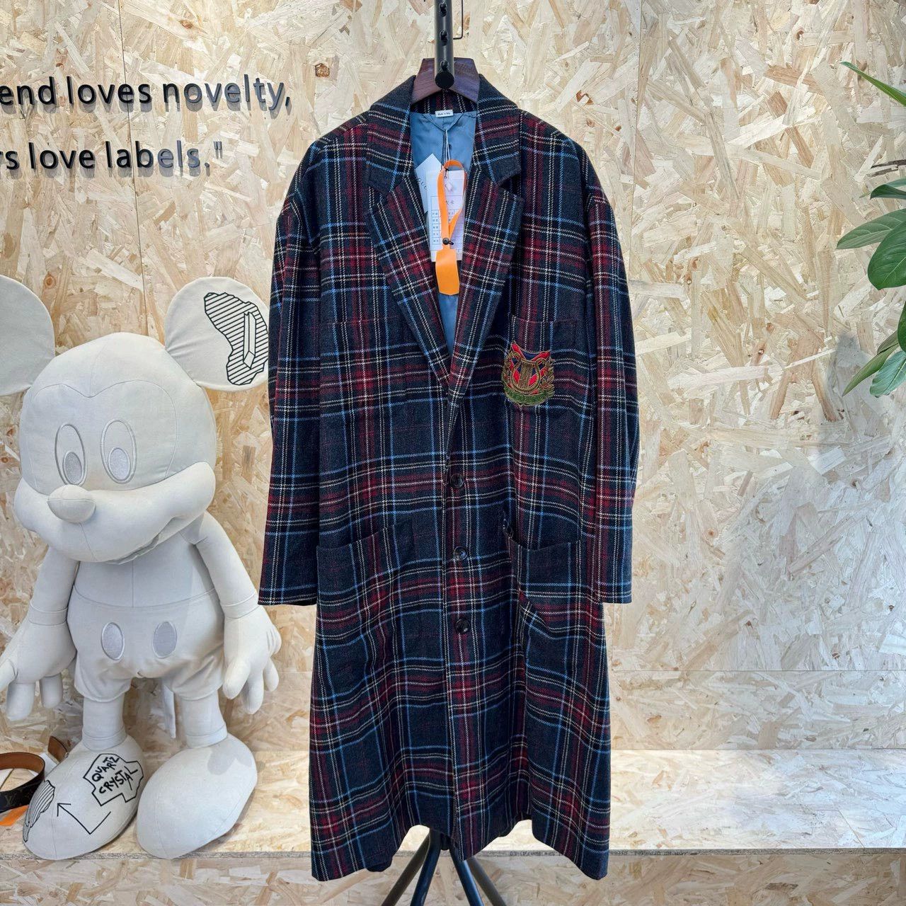 Gucci gucci plaid cashmere coat with tags Size XL / US 12-14 / IT 48-50 - 1 Thumbnail