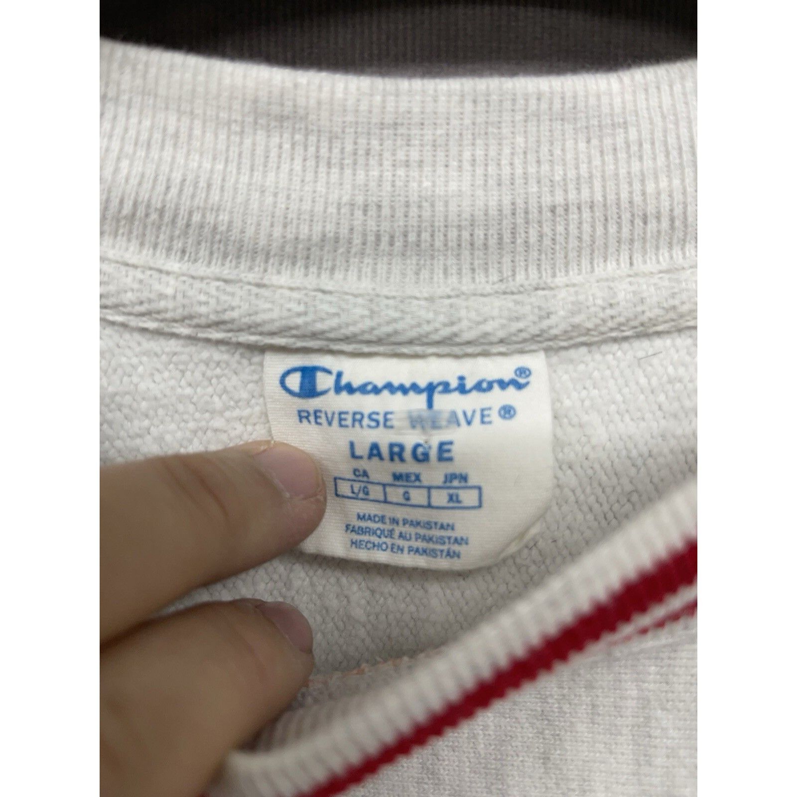 Champion VTG 80s MARYLAND TERRAPINS GRAY CHAMPION REVERSE WEAVE CREWN Size US L / EU 52-54 / 3 - 7 Thumbnail