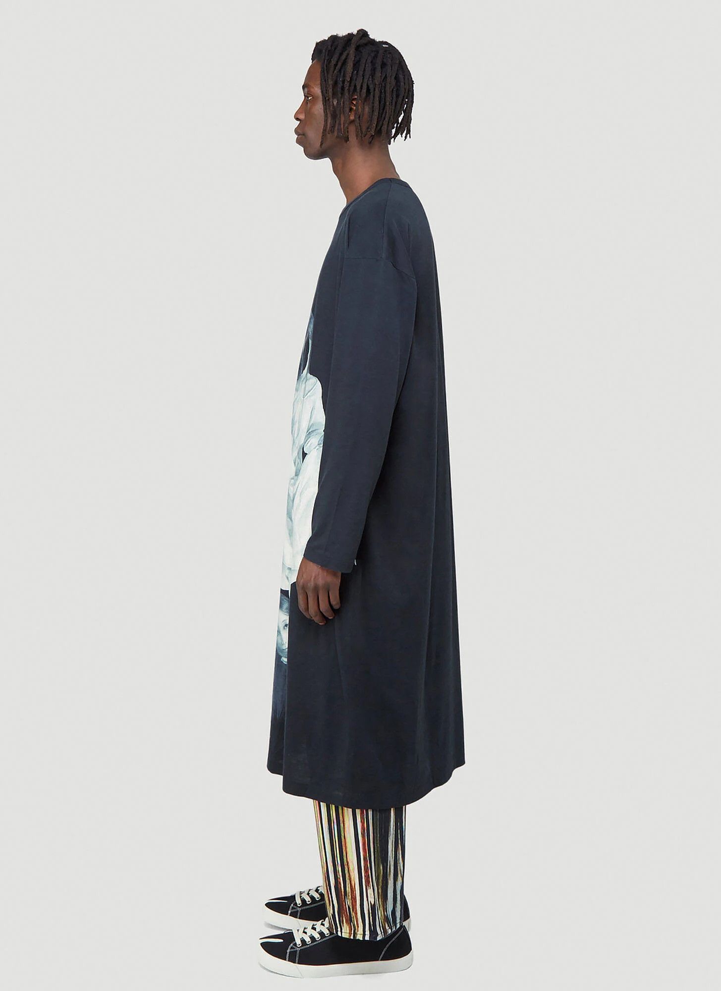 Yohji Yamamoto o1tko10924 Long Sleeve Top in Multicolor Size US L / EU 52-54 / 3 - 4 Thumbnail