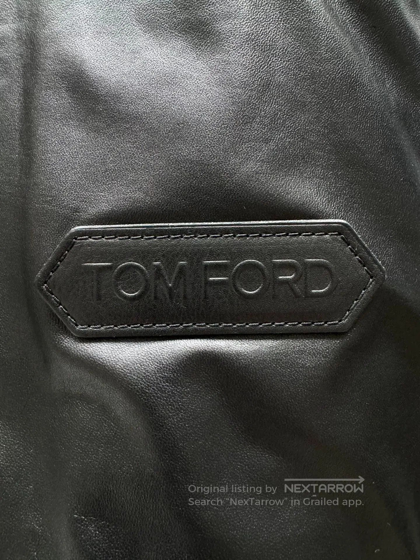 Tom Ford Tom Ford Black Leather Motorcycle Jacket. Size US S / EU 44-46 / 1 - 8 Thumbnail