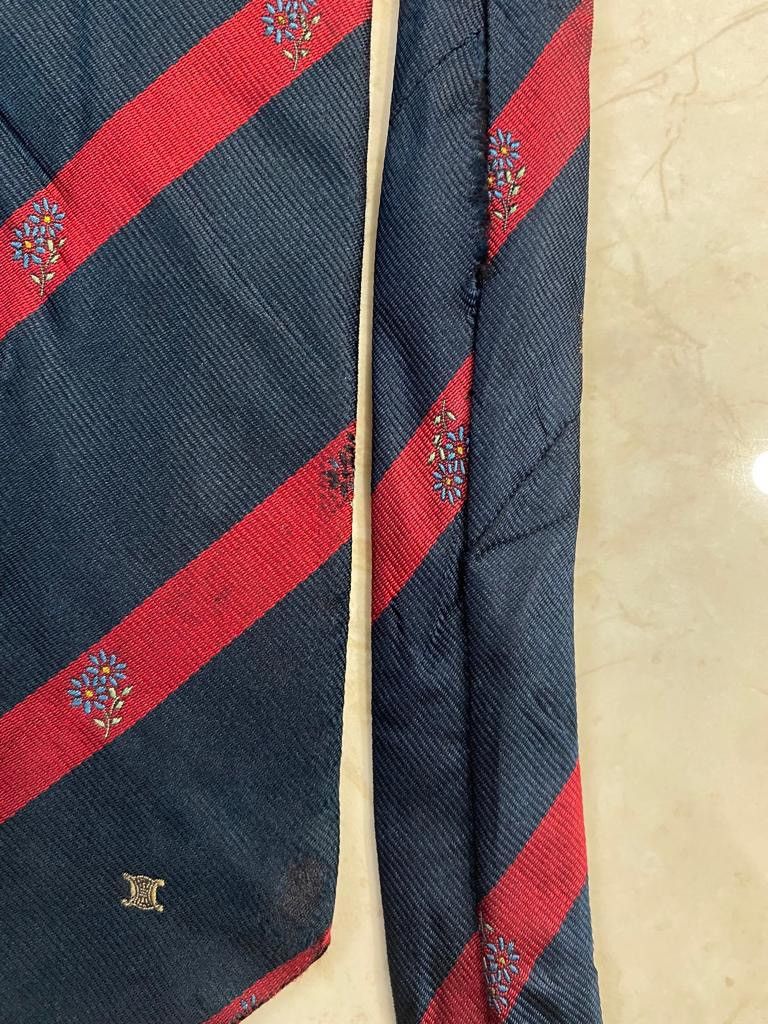Celine VINTAGE CELINE Paris tie silk made in spain neckties Size ONE SIZE - 7 Thumbnail