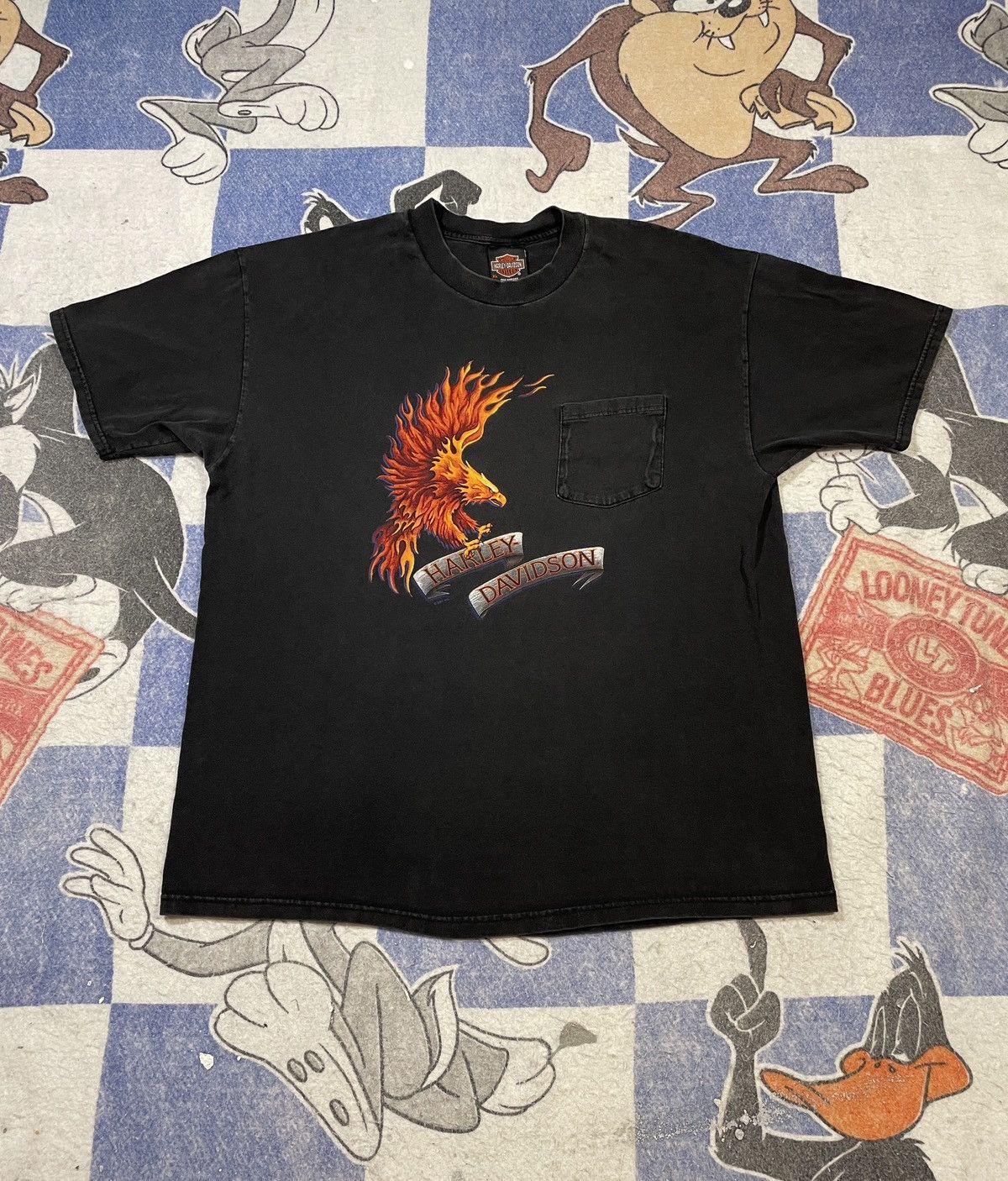 Harley Davidson Vintage Harley eagle tee Size US XL / EU 56 / 4 - 1 Thumbnail