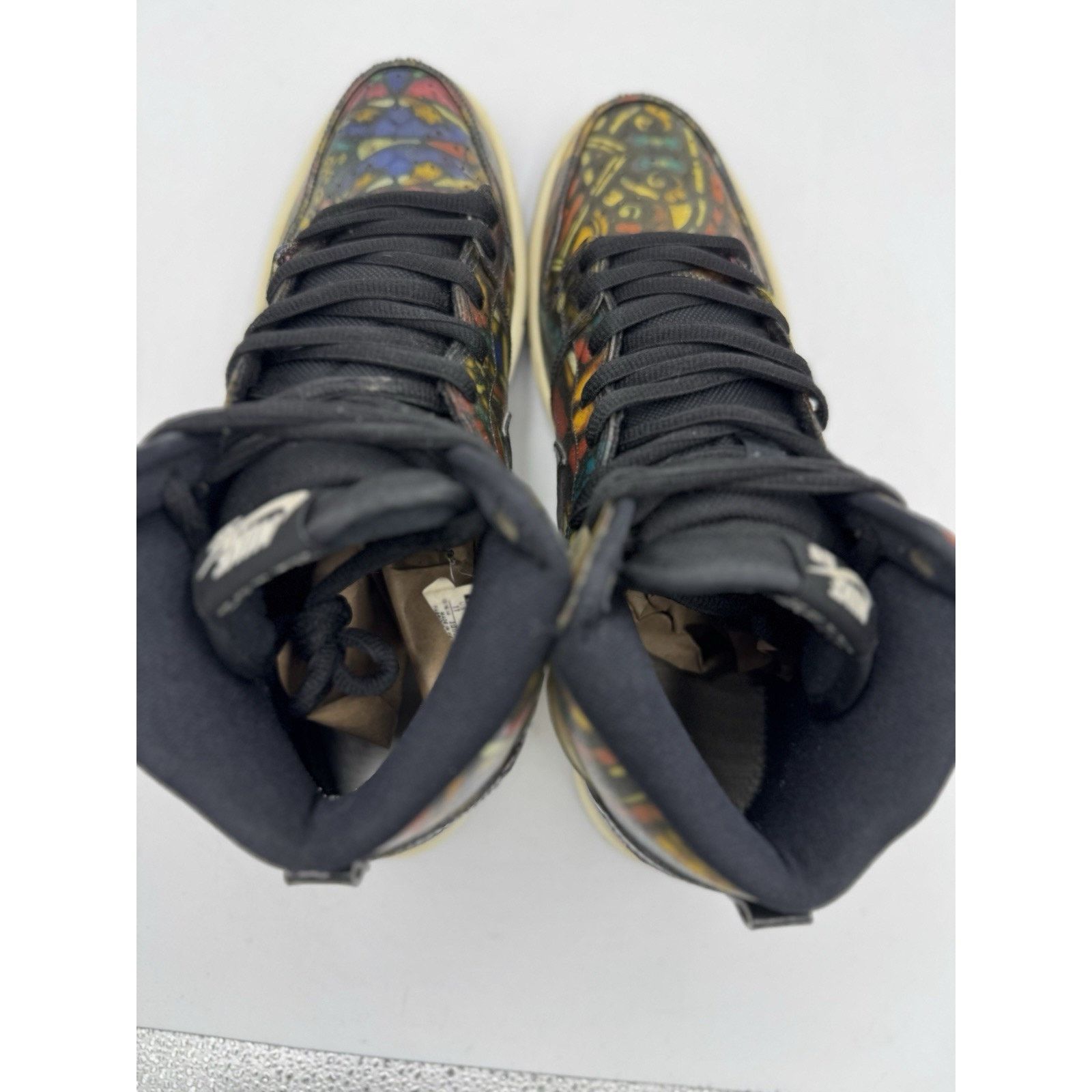 Nike Size 11 - Nike Concepts x SB Dunk High Stained Glass bs904 Size US 11 / EU 44 - 6 Thumbnail