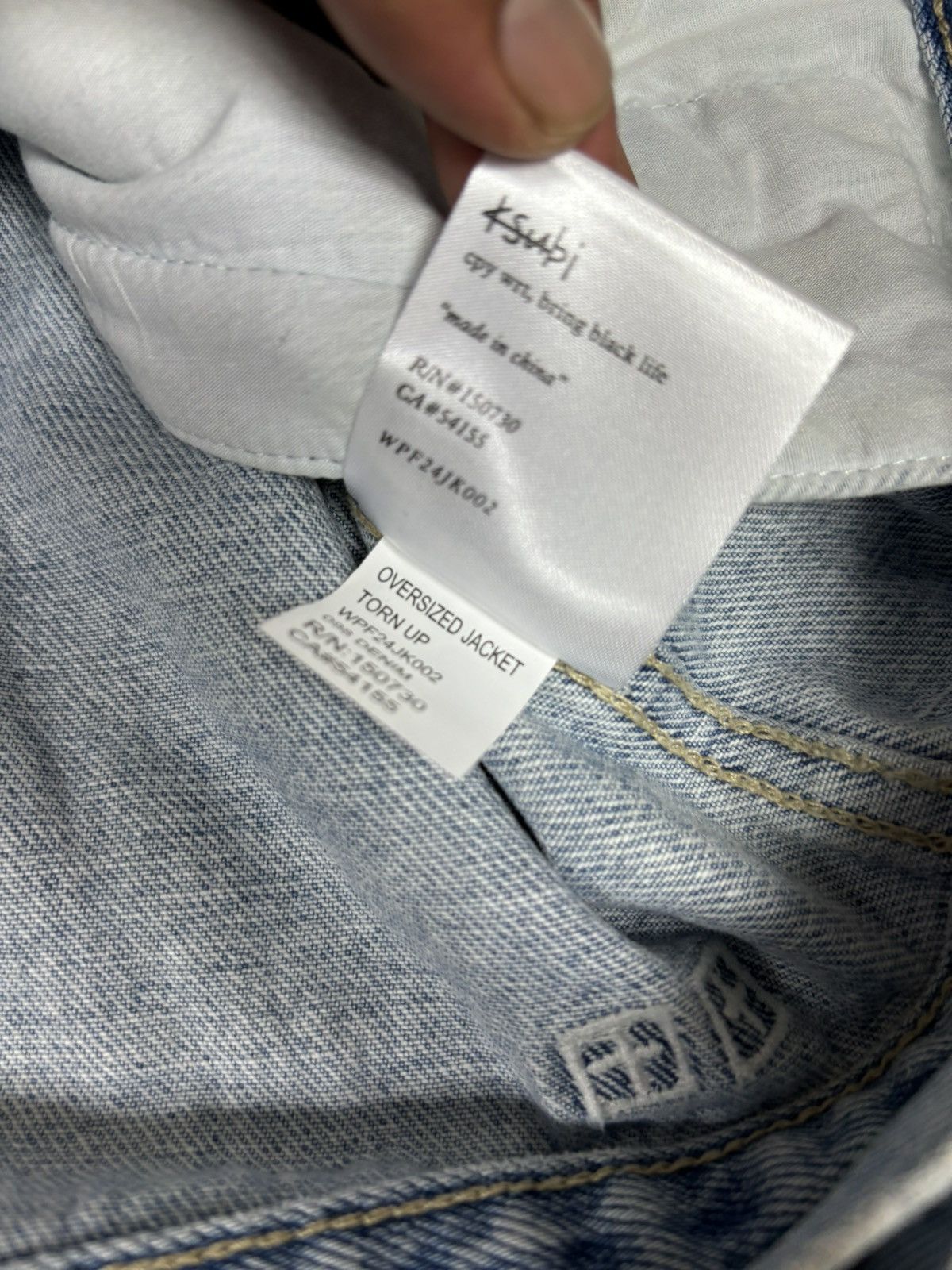 Ksubi Ksubi Oversize Denim Jacket. J0141 Size US S / EU 44-46 / 1 - 9 Thumbnail