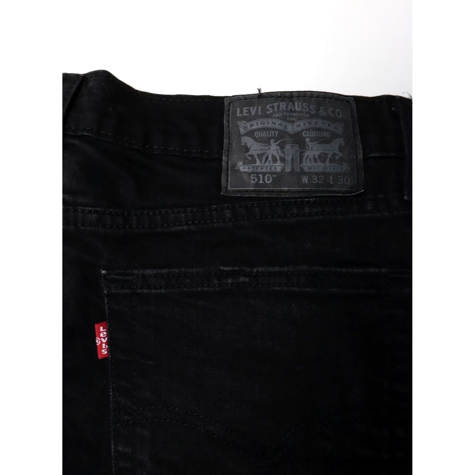 Levi's Levi's 510 Jeans Men's Black Slim Fit Stretch Denim Zip Fly W32/L30 Size US 32 / EU 48 - 5 Thumbnail
