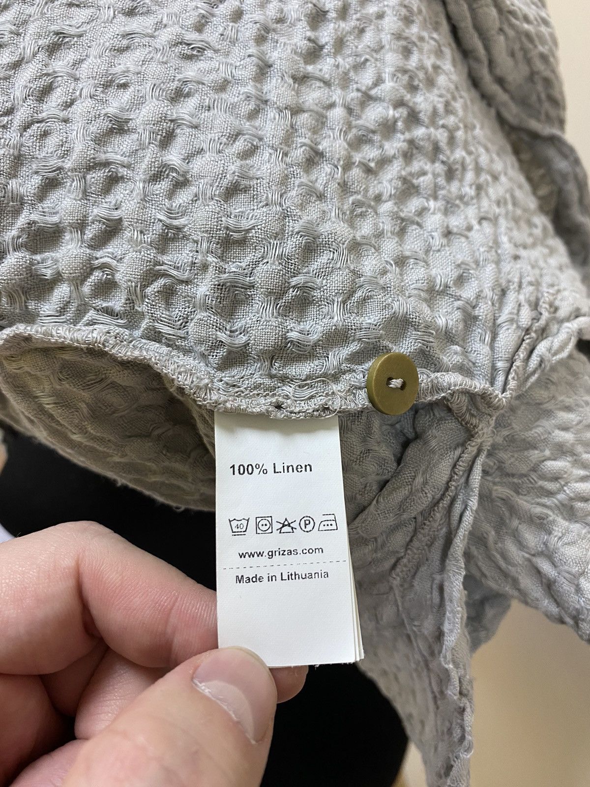 Other Grizas Womens Oversized Linen Grey Cardigan Size S Size S / US 4 / IT 40 - 10 Thumbnail