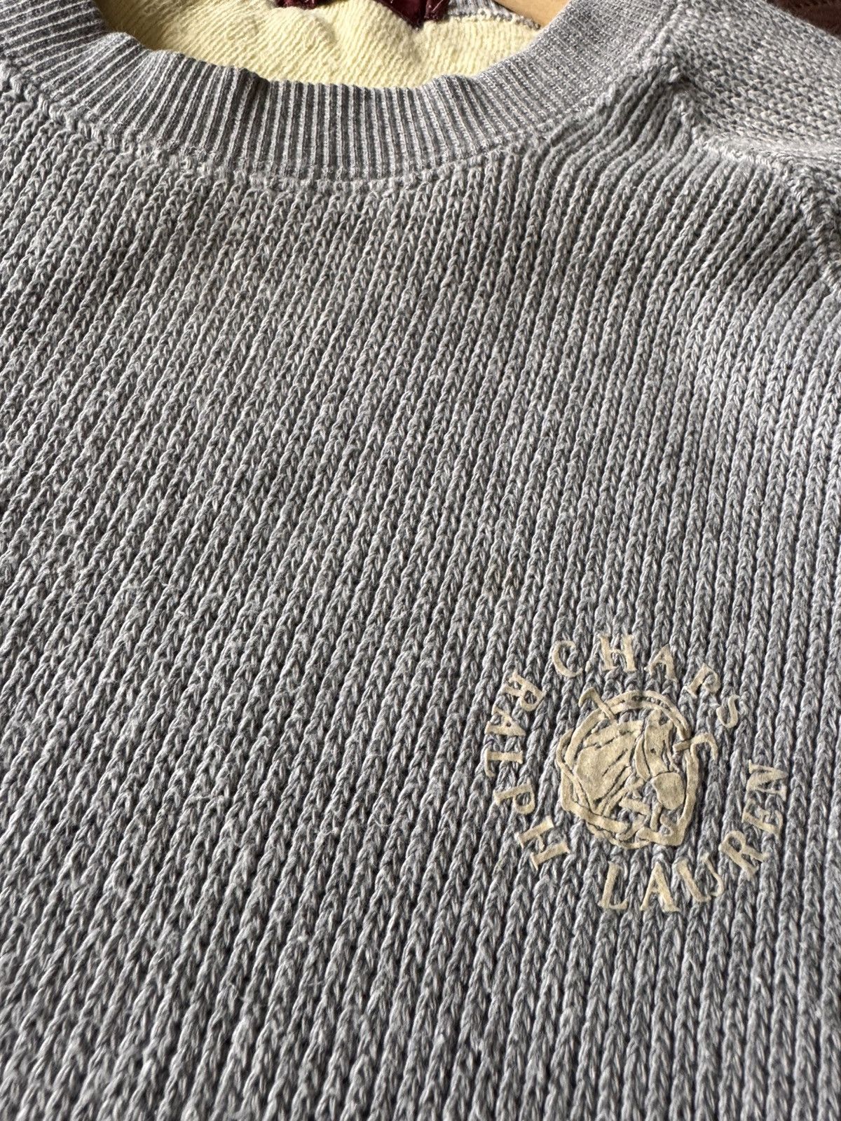 Chaps Ralph Lauren Vintage 80s/90s Chaps ralph lauren knit sweat baggy crop Size US M / EU 48-50 / 2 - 10 Thumbnail