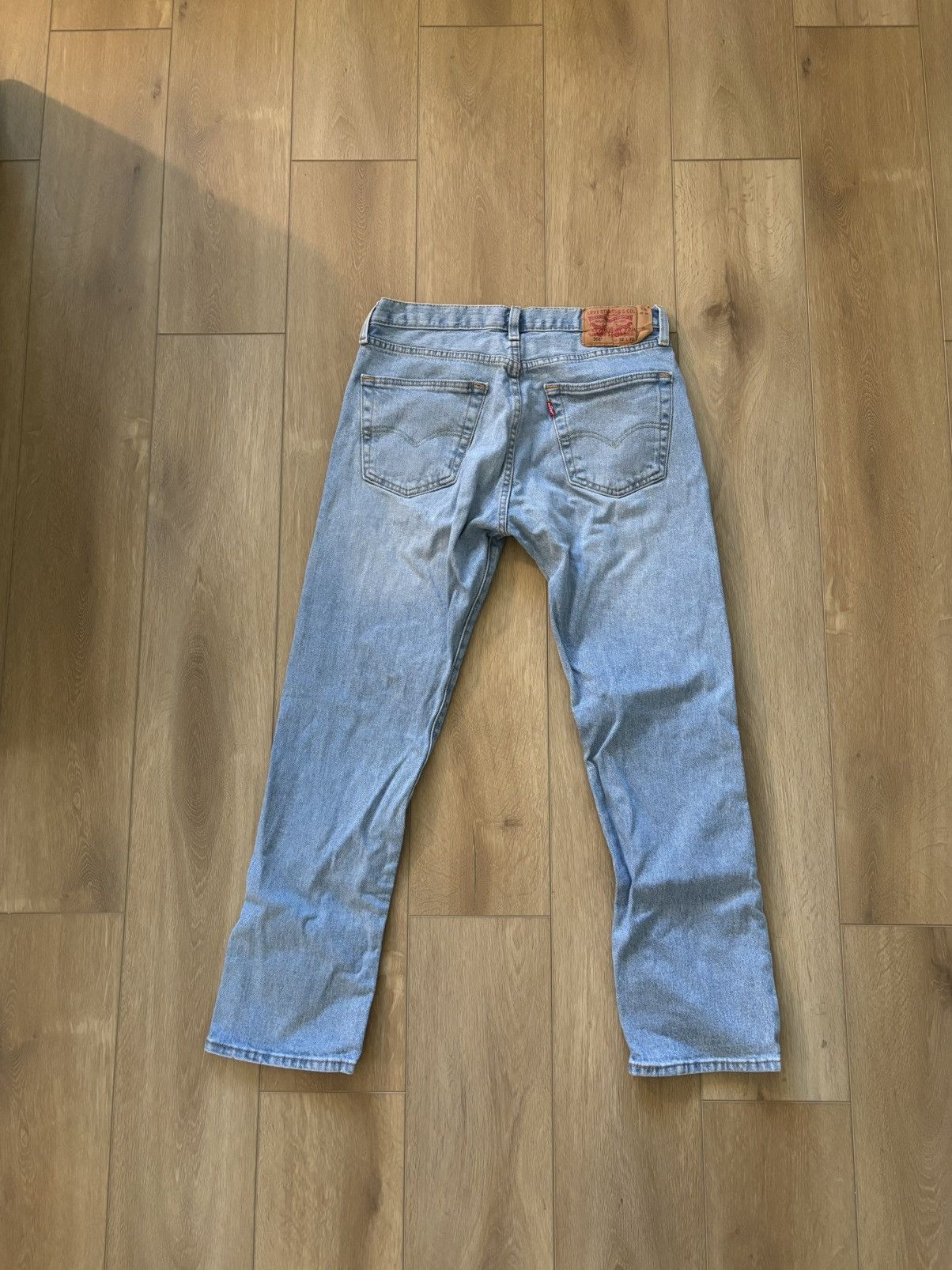 Levi's Levis 501 light blue jeans Size US 31 - 2 Thumbnail