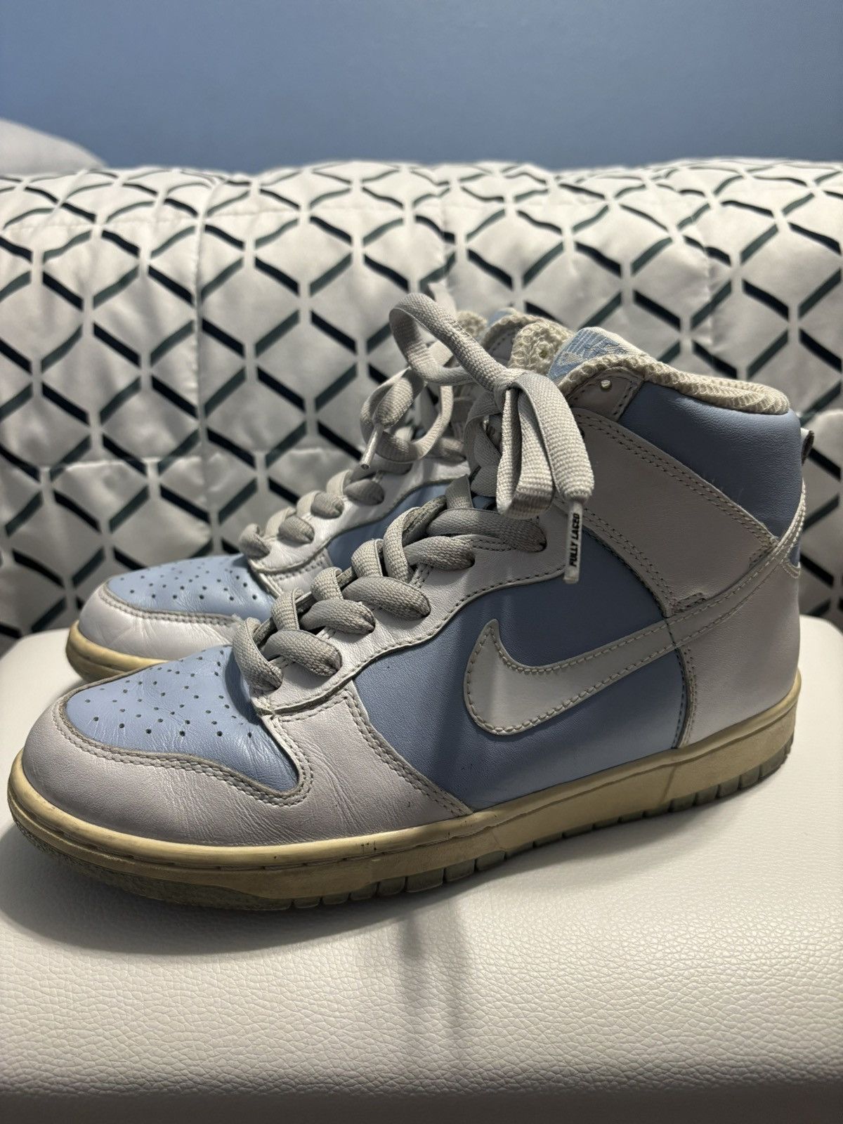 Nike Nike Dunk High Women’s UNC Ice Blue Sneakers Size US 8 / IT 38 - 2 Thumbnail