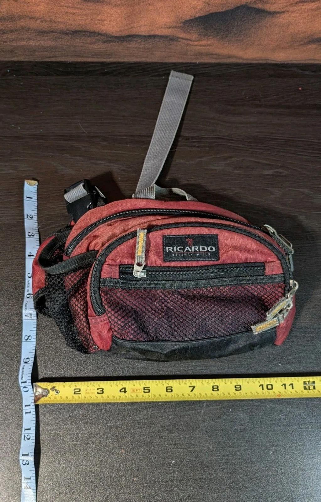 Other Y2K Red Ricardo Beverly Hills Multi Storage Fanny Pack Bag Size ONE SIZE - 3 Thumbnail