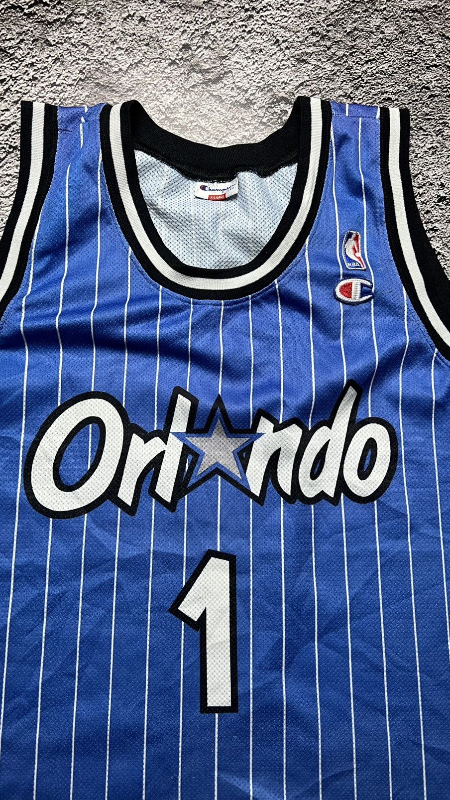 VTG 90’s Orlando Magic NBA Penny Hardaway champion jersey