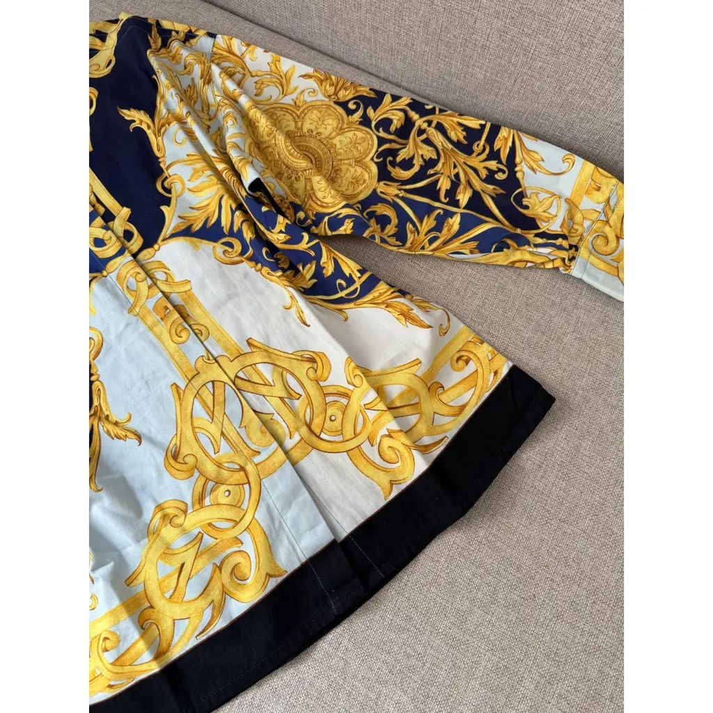 Versus Versus by Gianni Versace Vintage Baroque Shirts Size IT 44 Size M / US 6-8 / IT 42-44 - 6 Thumbnail