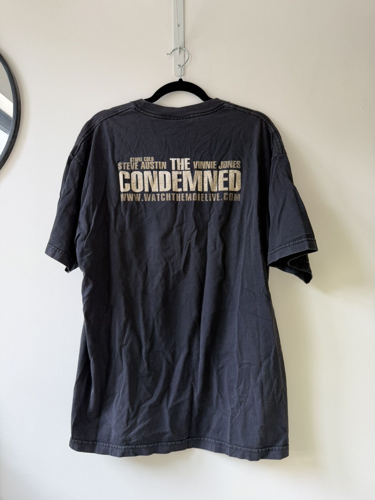 WWE VINTAGE WWE Stone Cold Steve Austin The Condemned Shirt RARE Size US XL / EU 56 / 4 - 3 Thumbnail