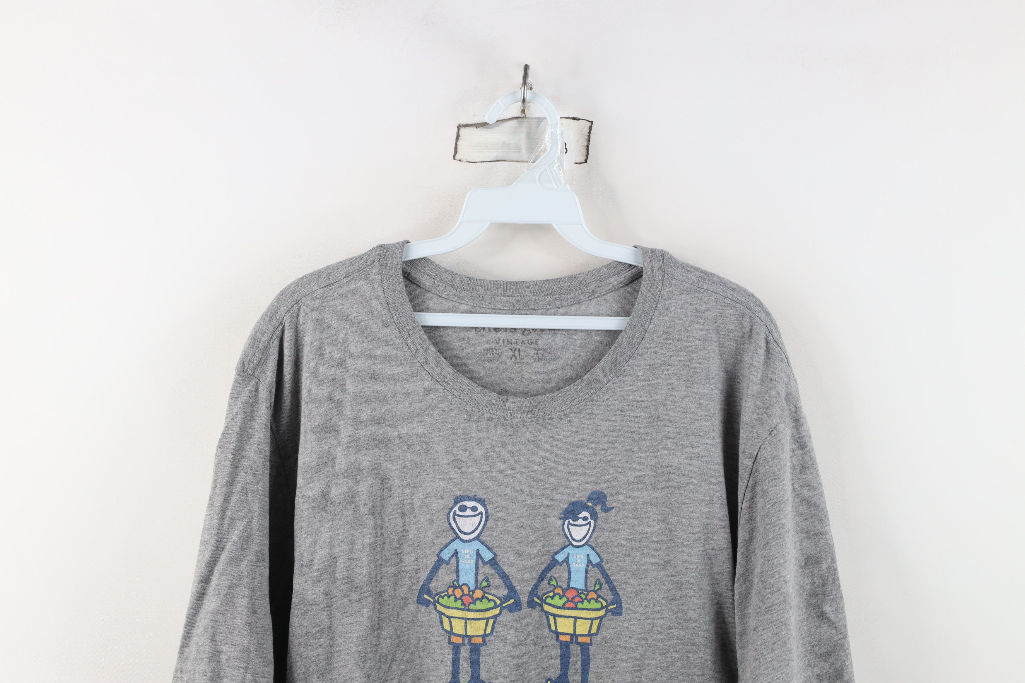 Life is Good Life Is Good Working Together Short Sleeve T-Shirt Gray Size US XL / EU 56 / 4 - 2 Thumbnail