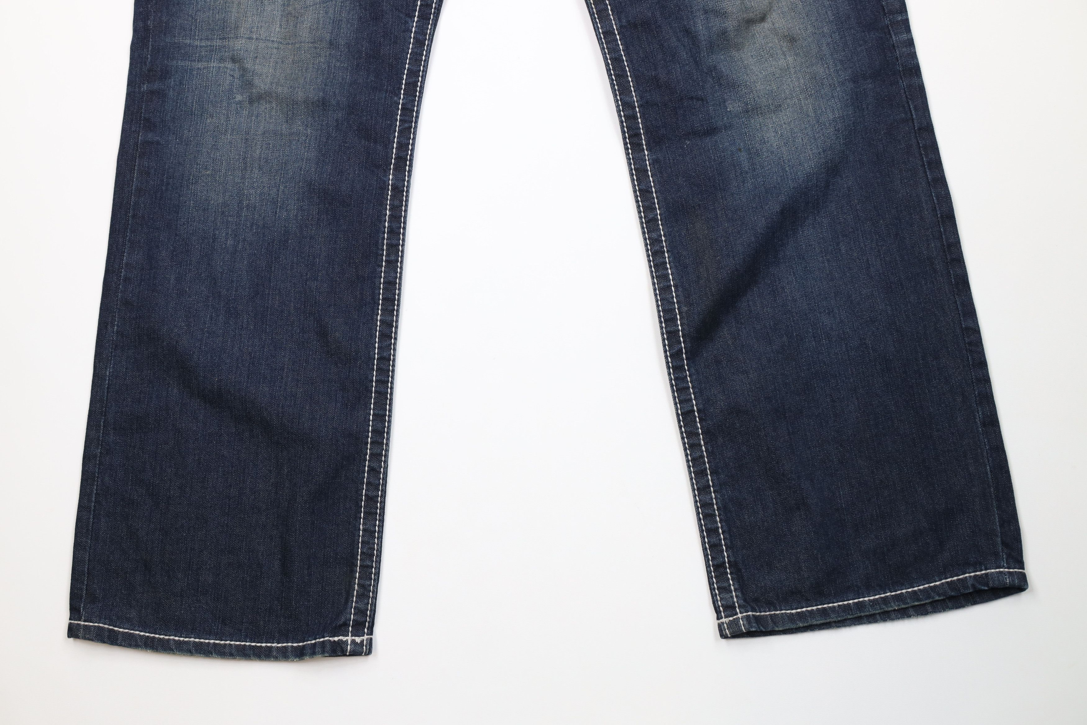 Vintage Buckle BKE Thick Stitch Tyler Straight Leg Denim Jeans Size US 36 / EU 52 - 4 Thumbnail
