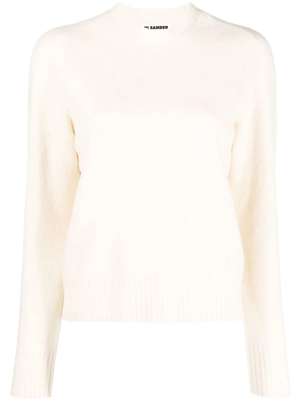 Jil Sander o1y1025 Crewneck Sweater in Cream Size M / US 6-8 / IT 42-44 - 1 Thumbnail
