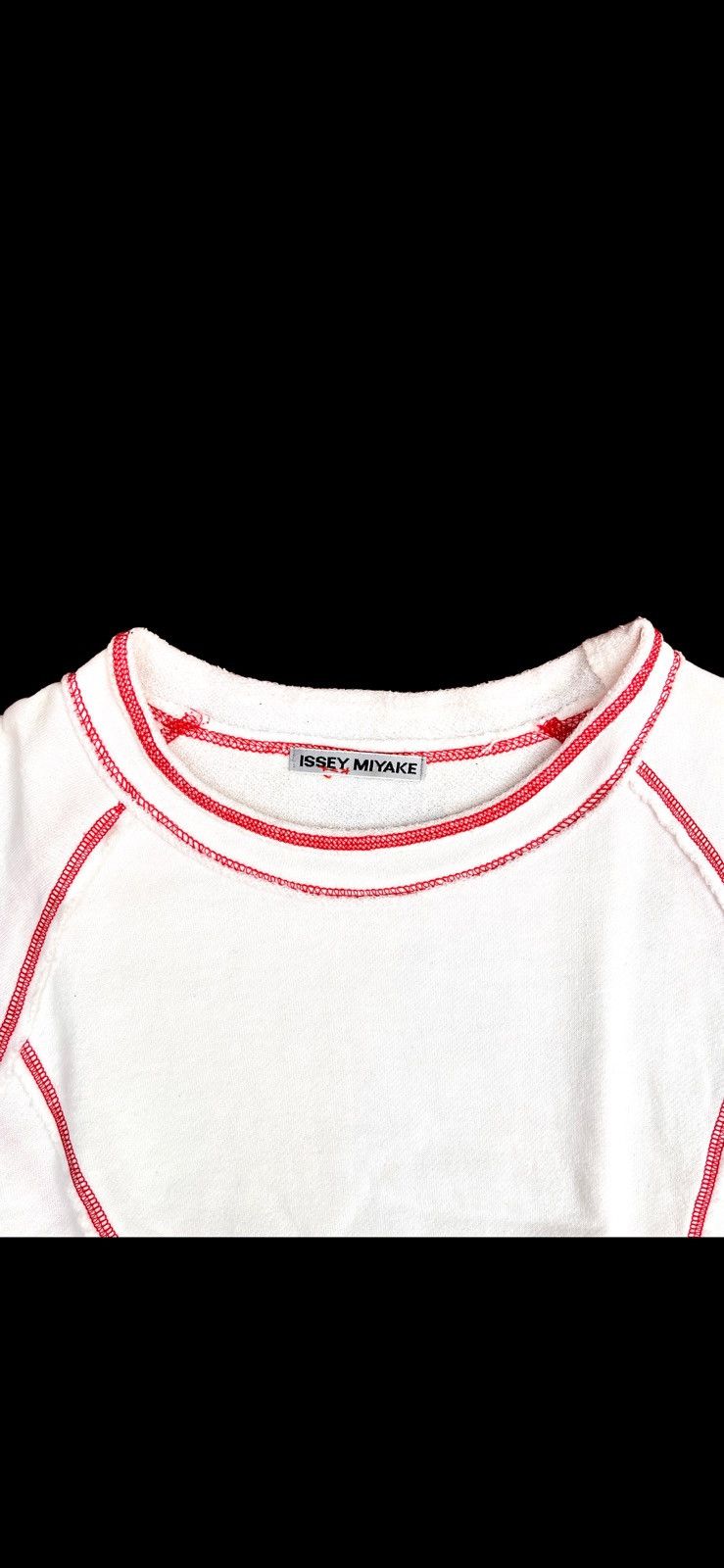 Issey Miyake Issey Miyake Contrast Stitch Cut & Sew Tee Size S / US 4 / IT 40 - 2 Thumbnail