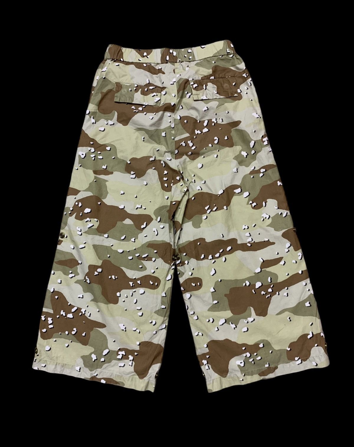 Maison Margiela MM6 Desert Camo Cropped Gaucho Pants Loose Size 29" - 2 Thumbnail