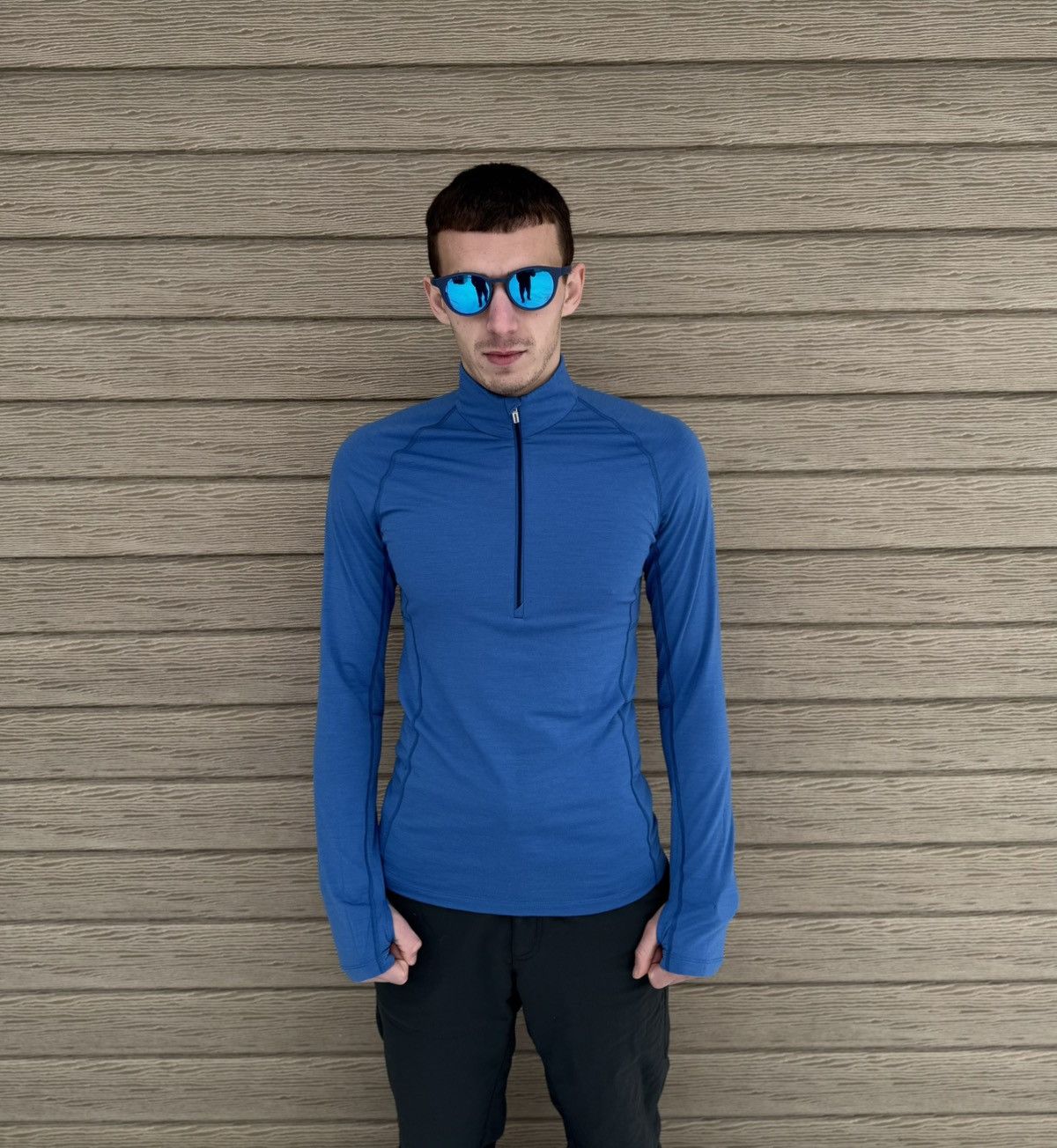 Icebreaker Icebreaker Merino Wool Bodyfit Zone 1/4 Zip Base Layer Men S Size US S / EU 44-46 / 1 - 1 Thumbnail
